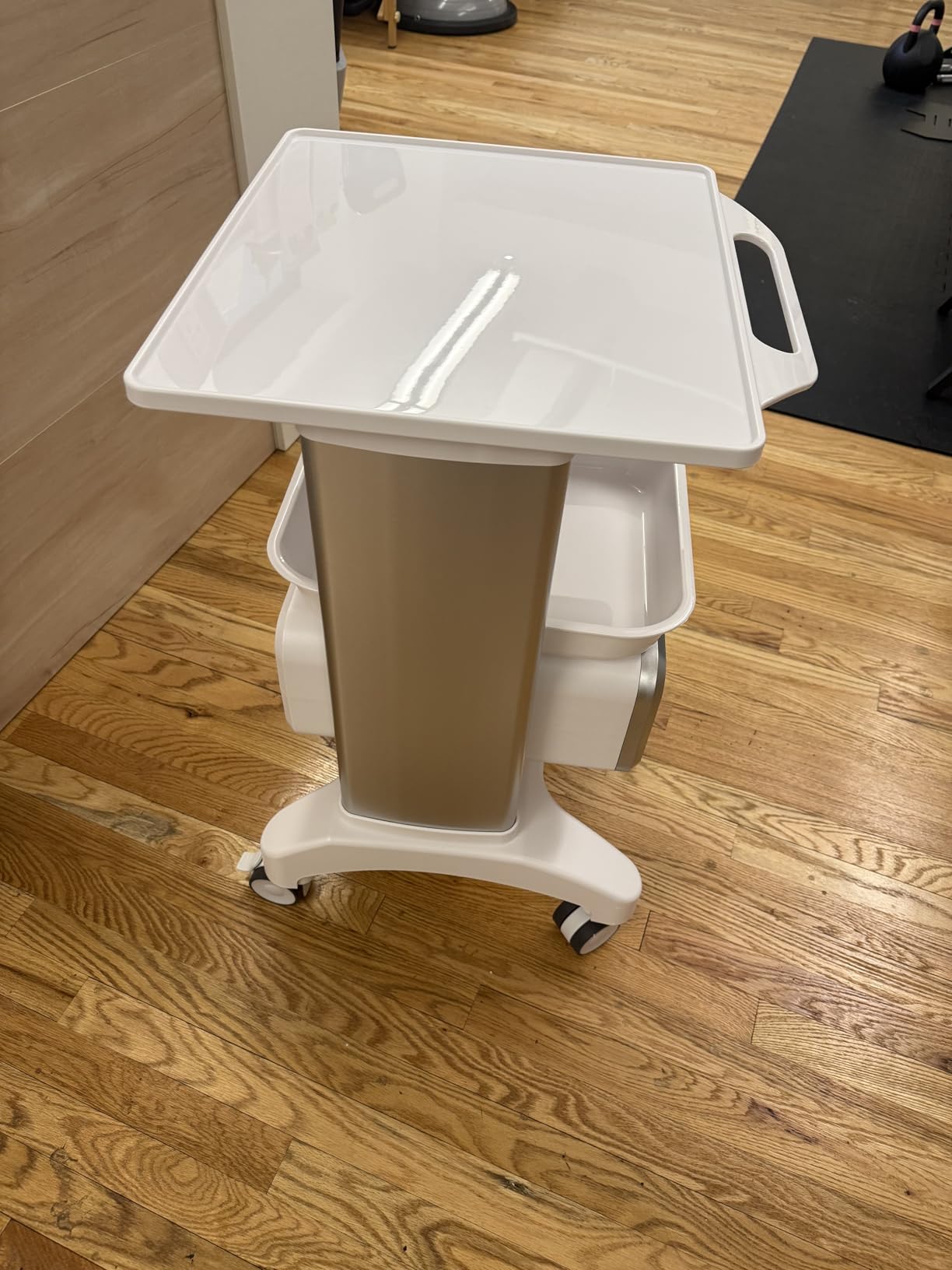 Mobile Medical Trolley Cart 130 Lbs Load Portable Professional for Ultrasound Imaging Scanner Vehicle Beauty Storage Cart with Drawers Tool Tray Wheels for Home Hospital Office Medical Clinic customer photo 2