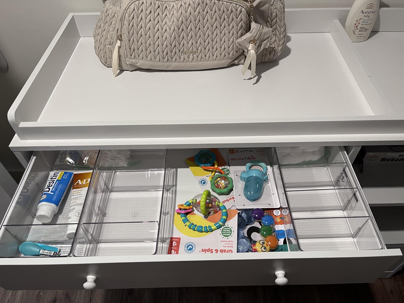 ClearSpace Plastic Pantry Organization and Storage Bins with Removable Dividers - Perfect Kitchen Organization or Kitchen Storage - Refrigerator Organizer Bins, Cabinet Organizers (2 Pack) customer photo 1