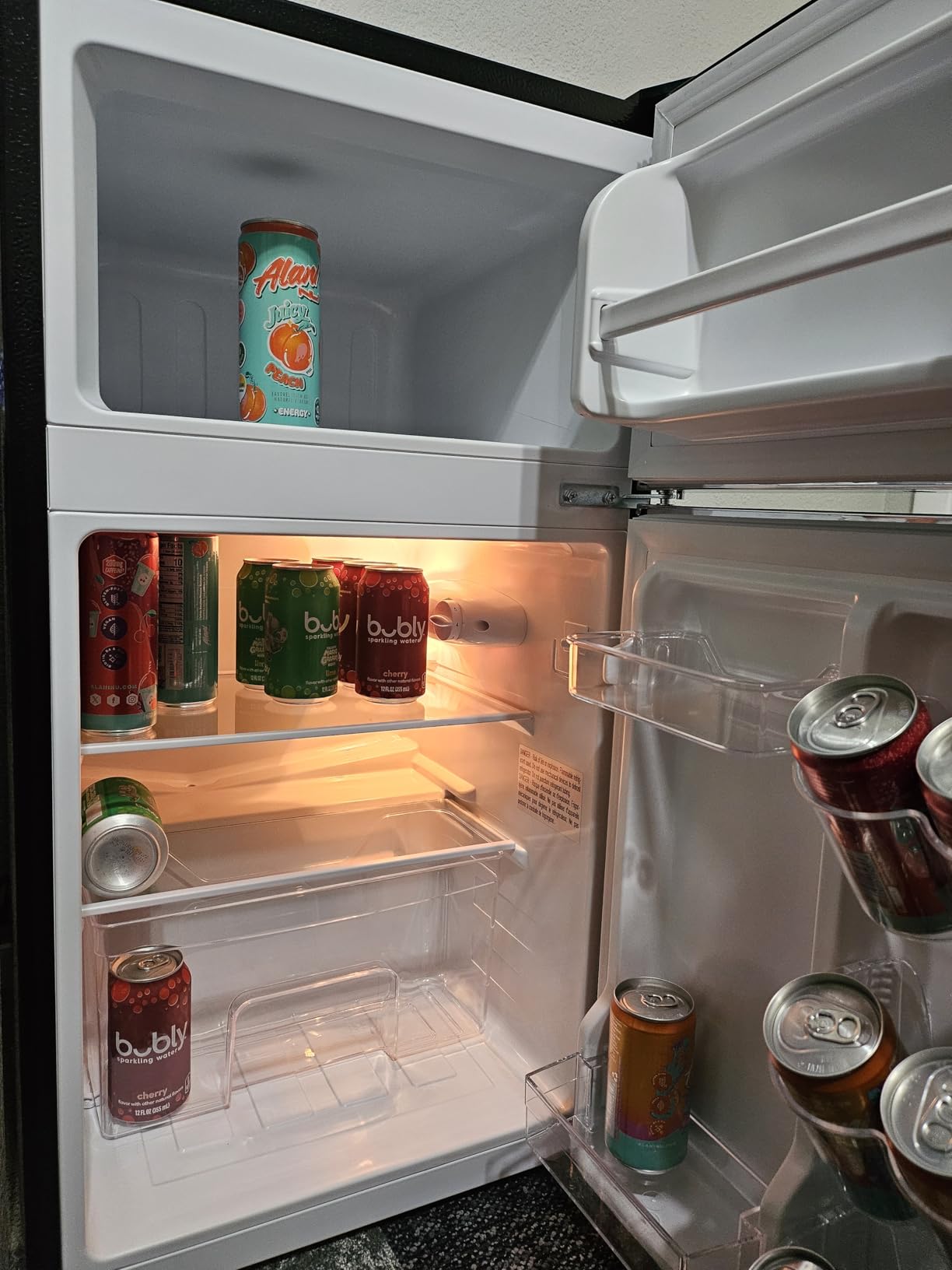 Frigidaire EFR840-Cream EFR840 Retro Mini Fridge with Freezer and Side Bottle Opener-Small 2 Door Refrigerator for Office Bar or College Dorm Room-3.1 Cu Ft (Cream) customer photo 1