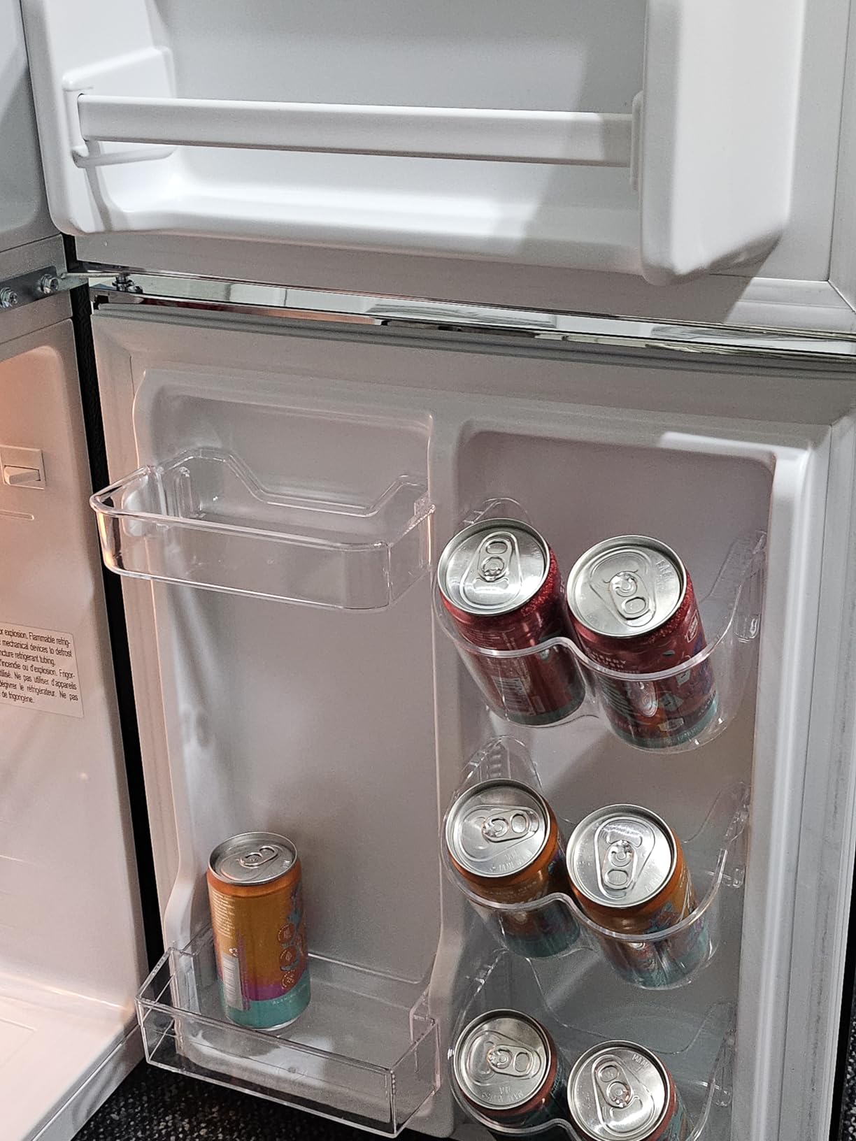 Frigidaire EFR840-Cream EFR840 Retro Mini Fridge with Freezer and Side Bottle Opener-Small 2 Door Refrigerator for Office Bar or College Dorm Room-3.1 Cu Ft (Cream) customer photo 2