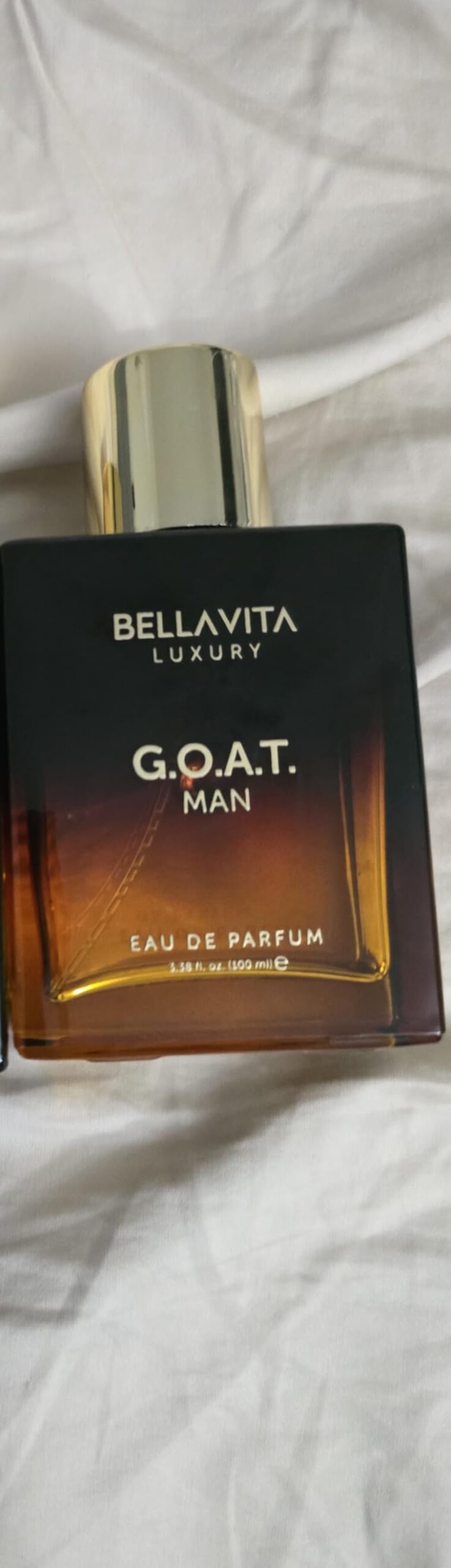 Bellavita Luxury G.O.A.T. Eau de Parfum | 100 ml (3.4 fl.oz.) | Perfume for Men | Citrus, Bergamot, Patchouli, and Vetiver Notes | Long Lasting Men's Fragrance | Gift for father's Day customer photo 2