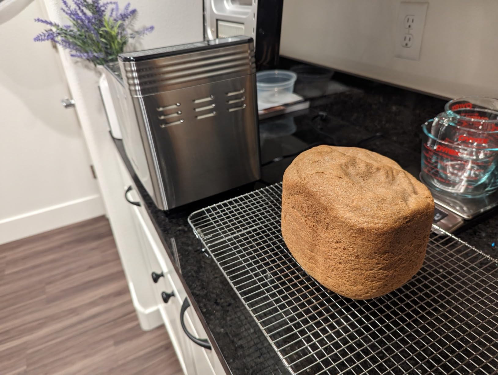Cuisinart Bread Maker Machine, Stainless Steel Convection Bread Machine with 16 Menu Options, 3 Loaf Sizes Up to 2 Lb., 3 Crust Colors, Includes Measuring Cup, Spoon & Kneading Hook, CBK-210 customer photo 2