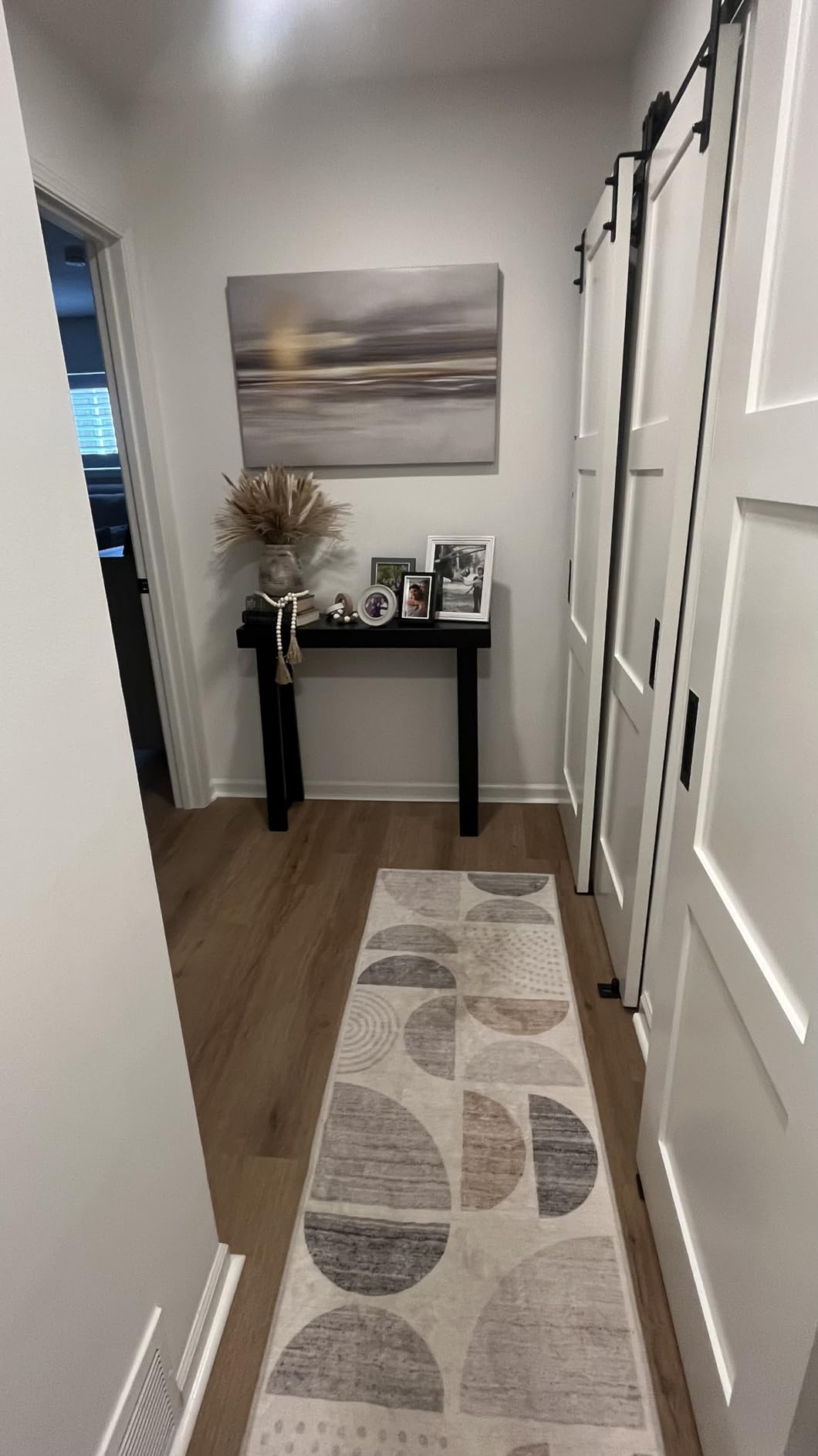 Plank+Beam Solid Wood Console Table, 36 Inch, Sofa Table, Narrow Entryway Table for Hallway, Behind The Couch, Living Room, Foyer, Easy Assembly, Black customer photo 2