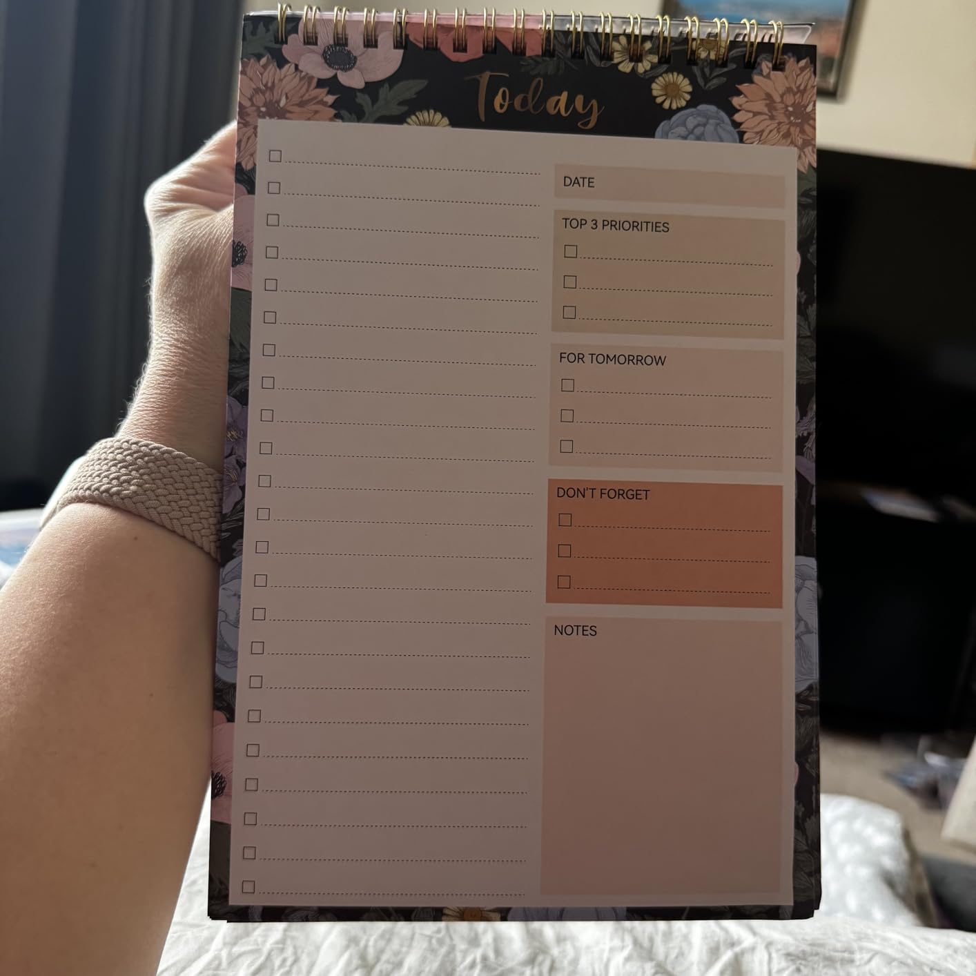 Taja To Do List Notepad - To Do List Notebook for Work with 52 Sheets, 9.8
