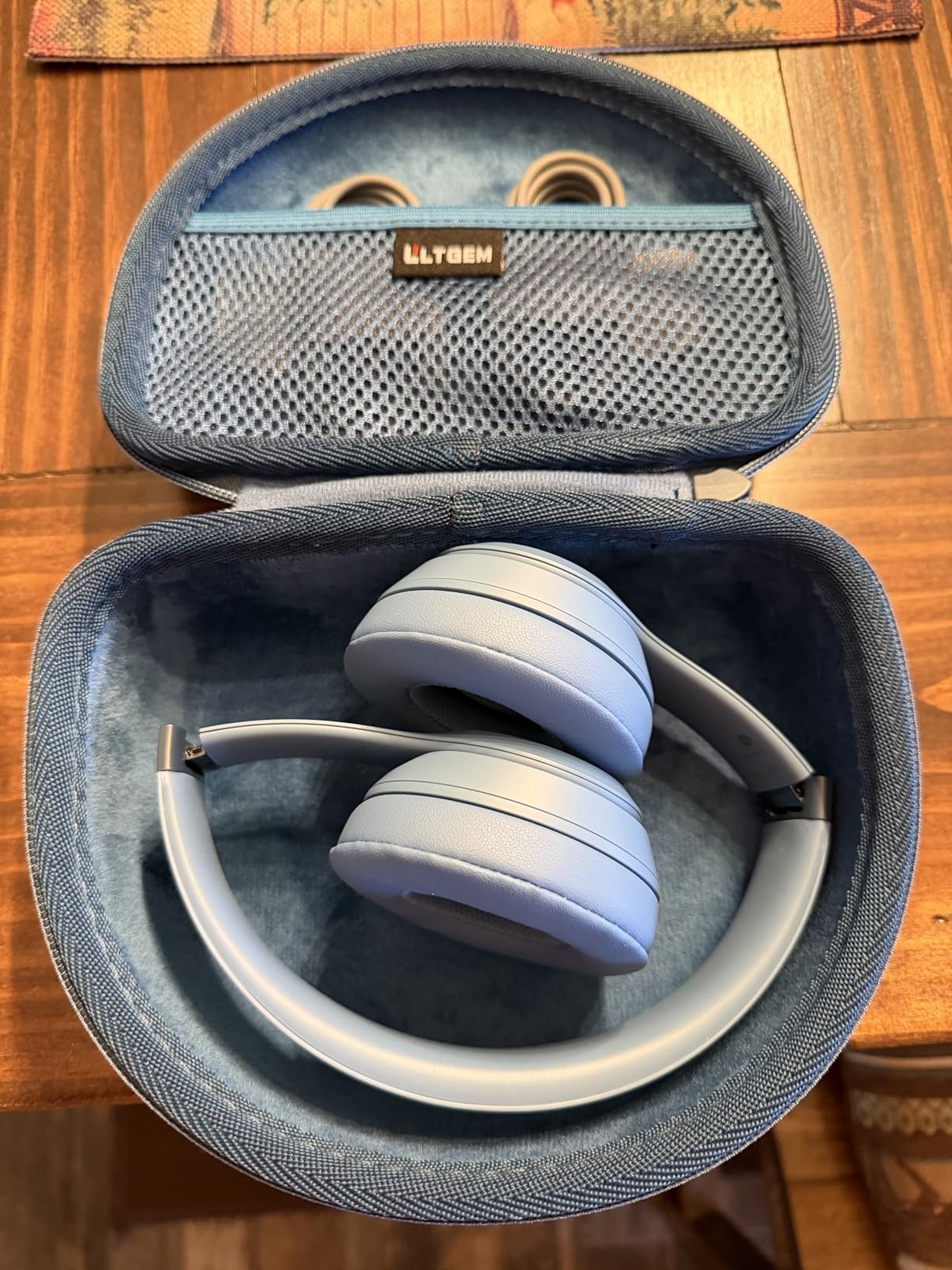 Headphone Case Compatible with Beats Studio Pro/Solo 4 / Studio 3 / Solo 3 / Picun B8 / BERIBES/JLab JBuds Lux ANC Wireless Bluetooth Noise Cancelling Headphones, Black(Case Only) customer photo 1