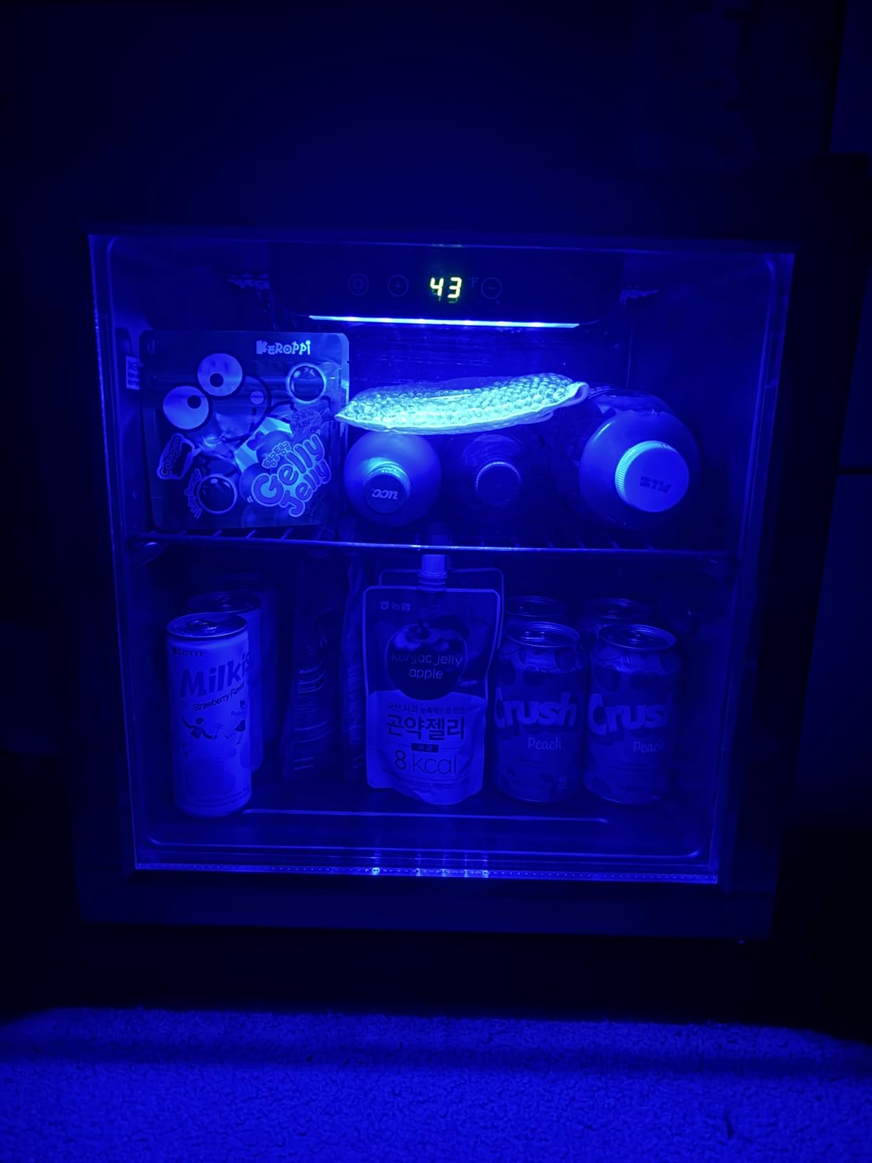 Antarctic Star Beverage Refrigerator Cooler 68 Can, Mini Fridge with Glass Door for Beer Drinks Wine,Freestanding Small Fridge with Electronic Temperature Control for Home and Bar,1.7 cu.ft customer photo 1