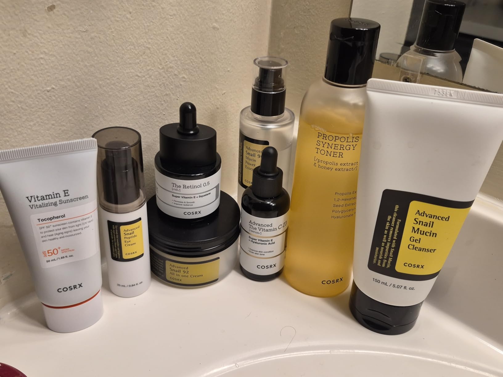 CosRx Snail 96% Mucin Power Essence 2ea & Retinol 0.1% Cream Mini Sample, Glass Skin Starter Set, Amazon Exclusive, Korean Skin Care Kit customer photo 2