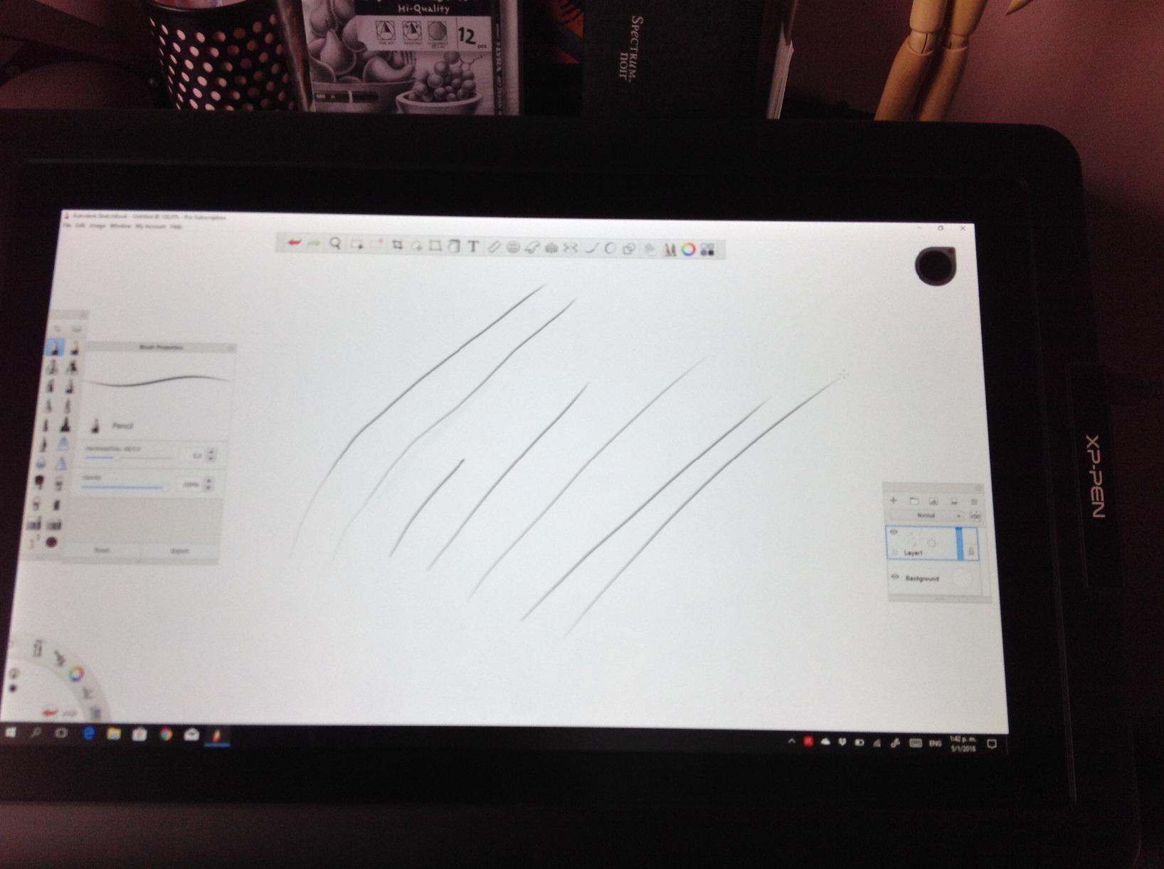 XPPen Artist Pro 14 Gen2 Drawing Tablet with Screen 14 inch Graphic Art Tablet with Full Laminated Anti-Glare Screen 16384 Pressure Levels X3 Pro Battery-Free Stylus 123% sRGB Tilt Stand Mini Keydial customer photo 2