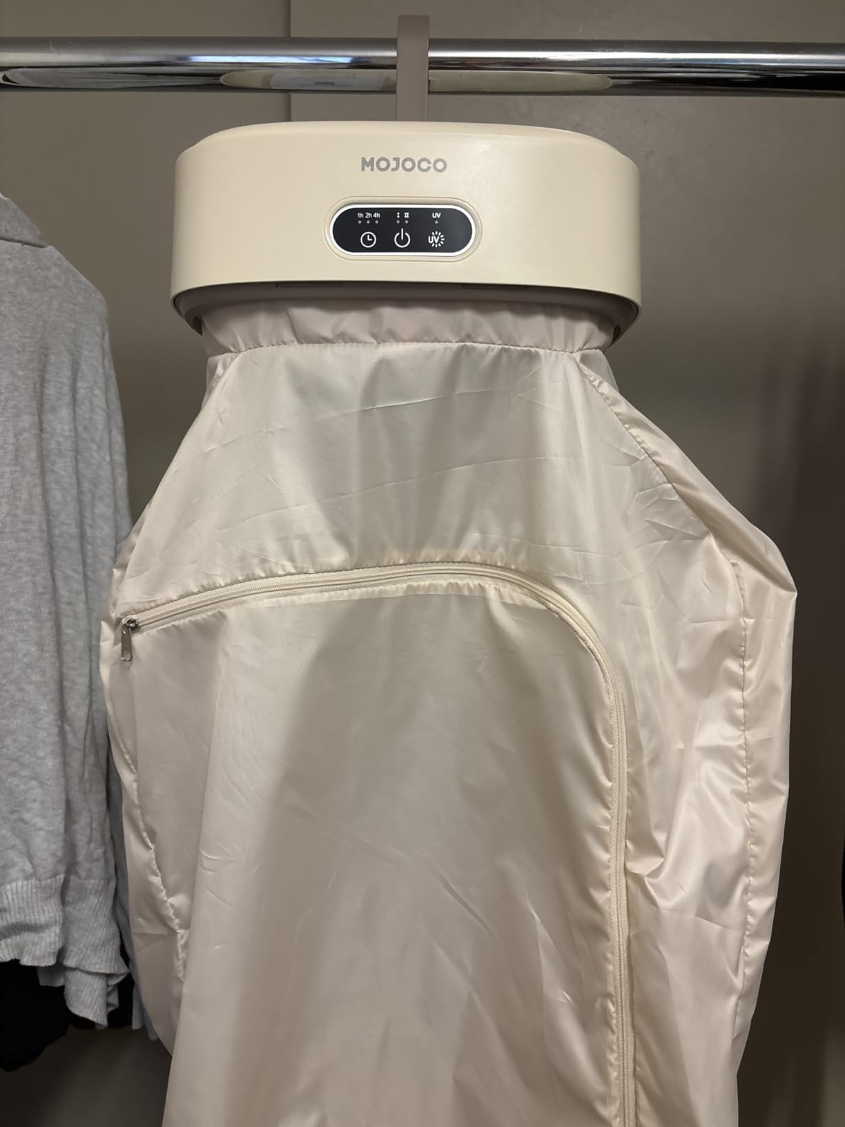 MOJOCO Portable Clothes Dryer - Mini/Compact Dryer for Apartment, RV, Travel - Small Quiet Fast-Drying Machine with Adjustable Timer & Hassle-Free Setup customer photo 2