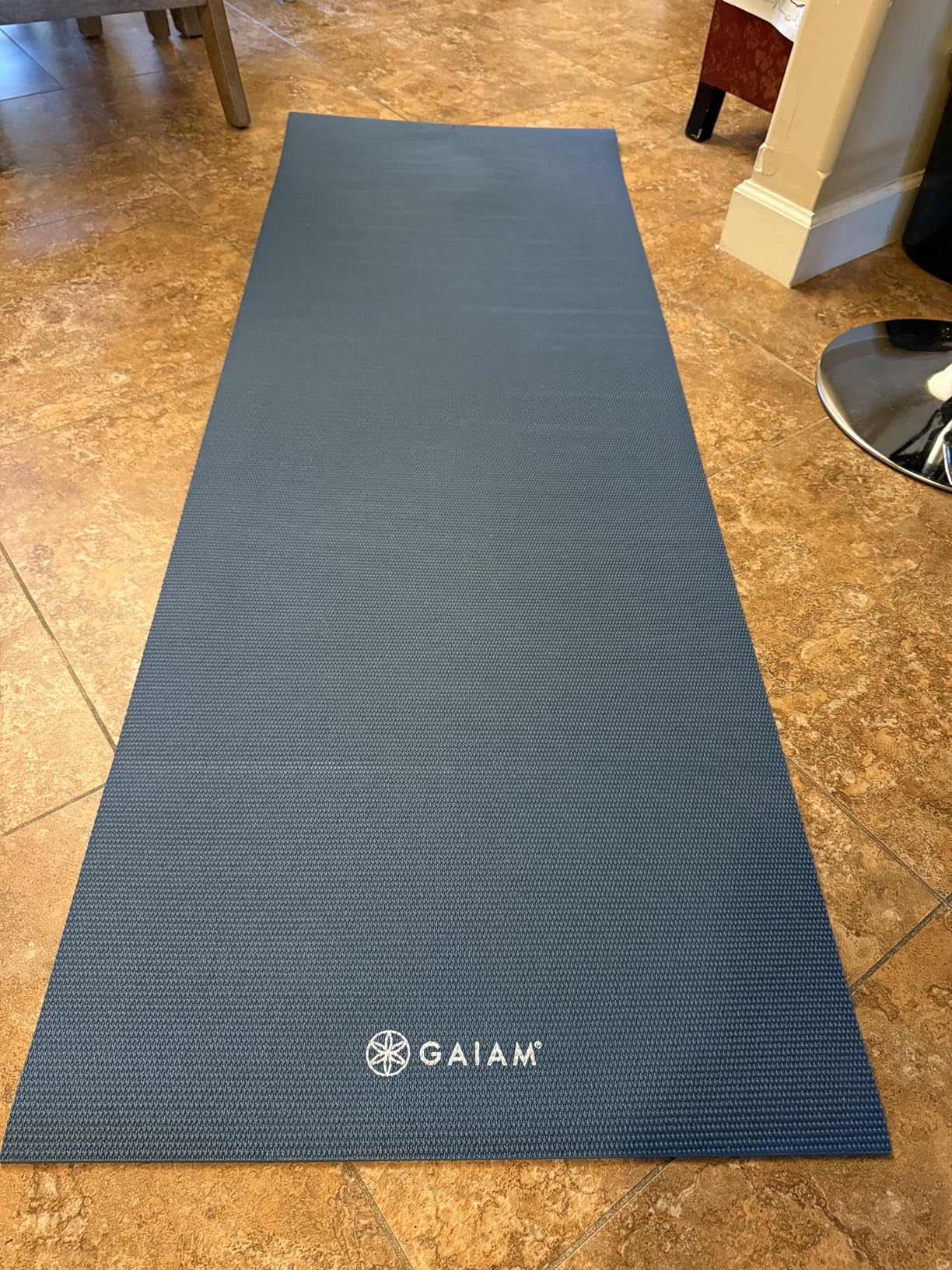 Gaiam Yoga Mat - Premium Solid Thick Non Slip Exercise & Fitness Mat customer photo 2