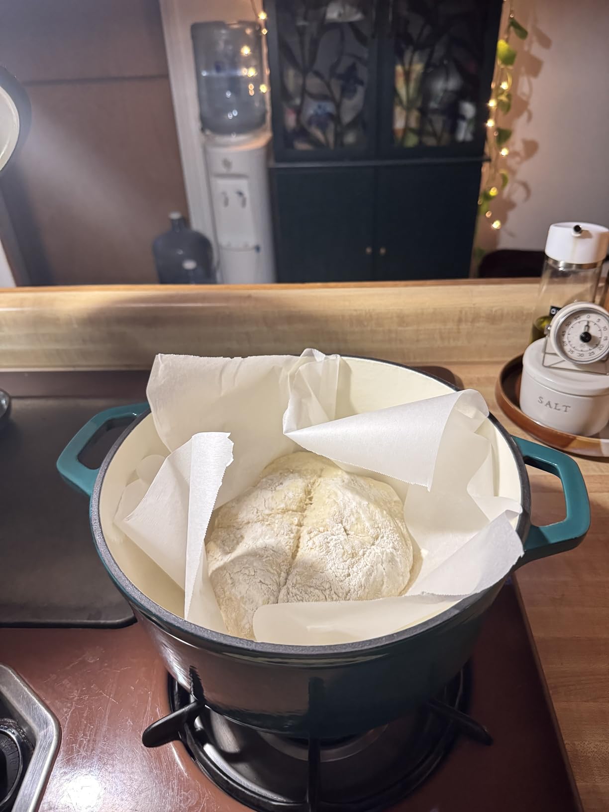 Mueller DuraCast 6 Quart Enameled Cast Iron Dutch Oven Pot with Lid, Sourdough Bread Baking, PFOA-Free, 500F Oven Safe - All Cooktops incl. Induction, Braising & Slow Cooking, Emerald customer photo 1