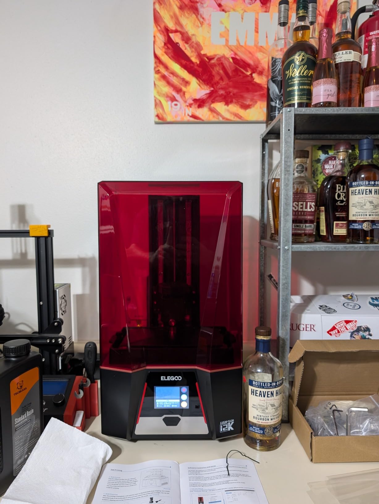 ELEGOO Saturn 3 MSLA 12K 3D Printer, Desktop Resin 3D Printer with 10-Inch Monochrome LCD, Voxeldance Tango Slicer, Large Printing Size of 8.62 × 4.84 × 9.84 inches customer photo 1