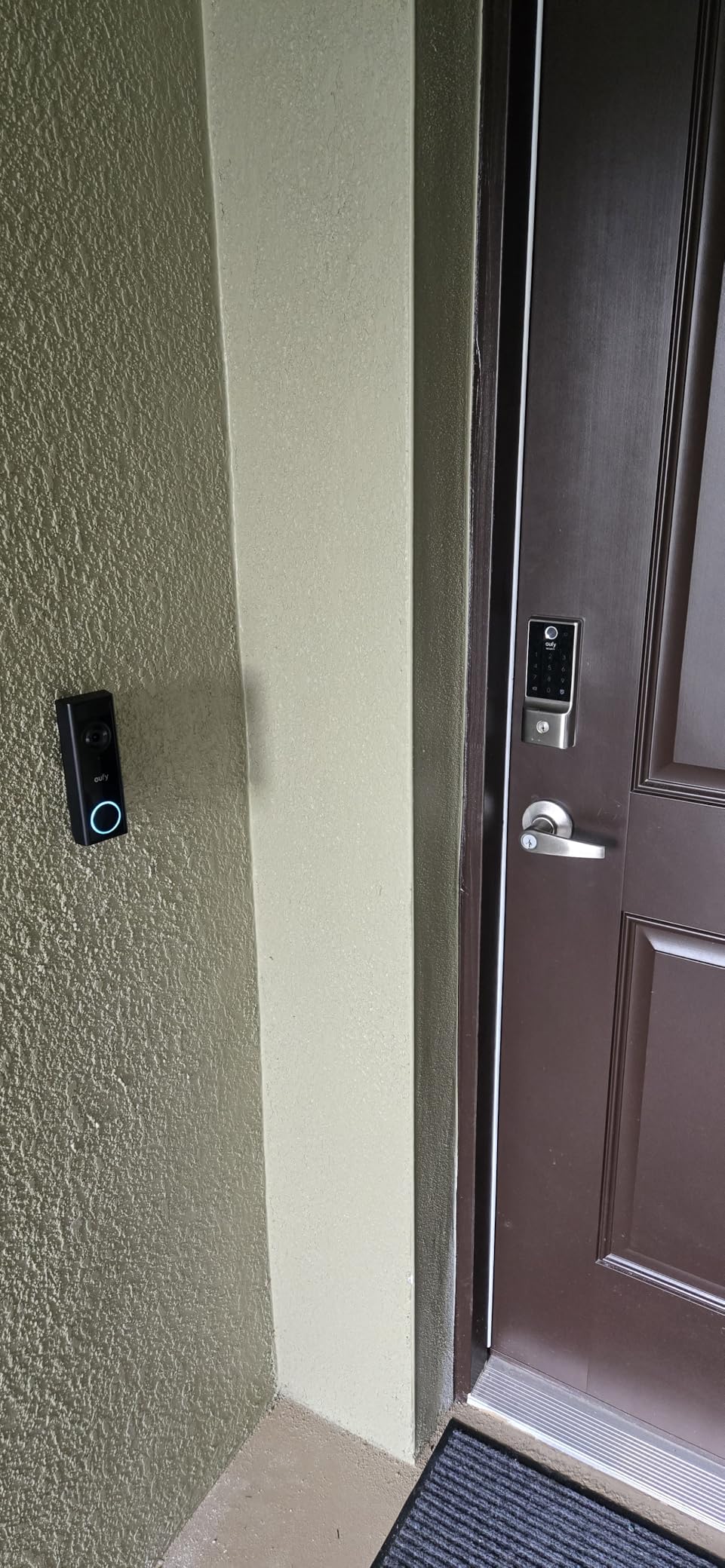 eufy Security Smart Lock C220, Fingerprint Keyless Entry Door Lock, Built-in Wi-Fi, App Remote Control, Front Door Smart Lock Deadbolt, 8 Months Battery, Reliable Power, IP53 Waterproof, BHMA Grade 3 customer photo 1
