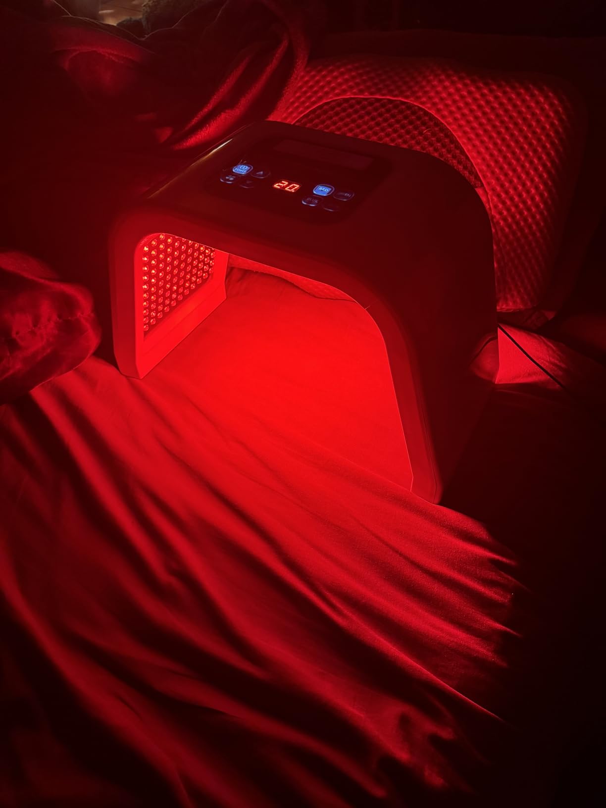 Led-Light-Therapy, Red Light Therapy for Face 7 in 1 Colors LED Facial Skin Care Tool Facial Neck Body Hand Skincare Mask customer photo 2