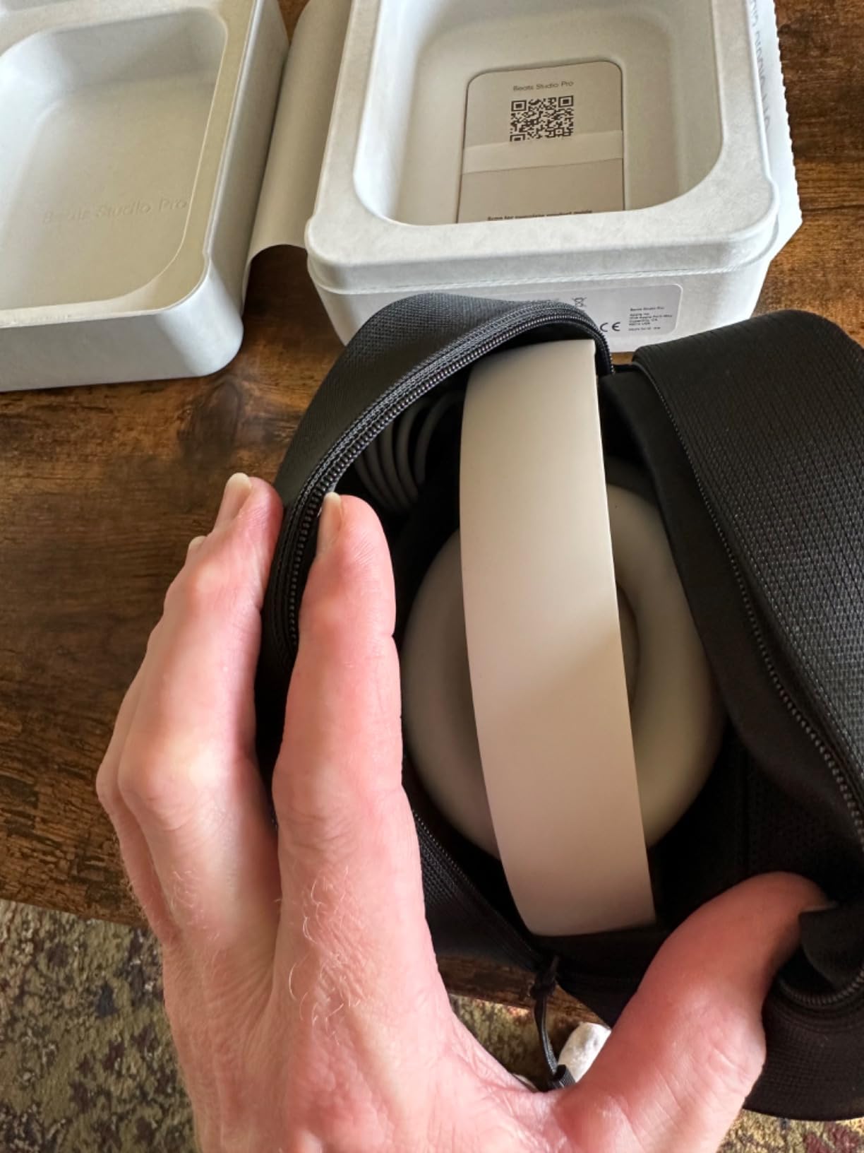 Studio Pro Premium Wireless Over-Ear Headphones - Up to 40-Hour Battery Life, Active Noise Cancelling, Great for Travel & Commuting, USB-C Lossless Audio, Apple & Android Compatible - Sandstone customer photo 1