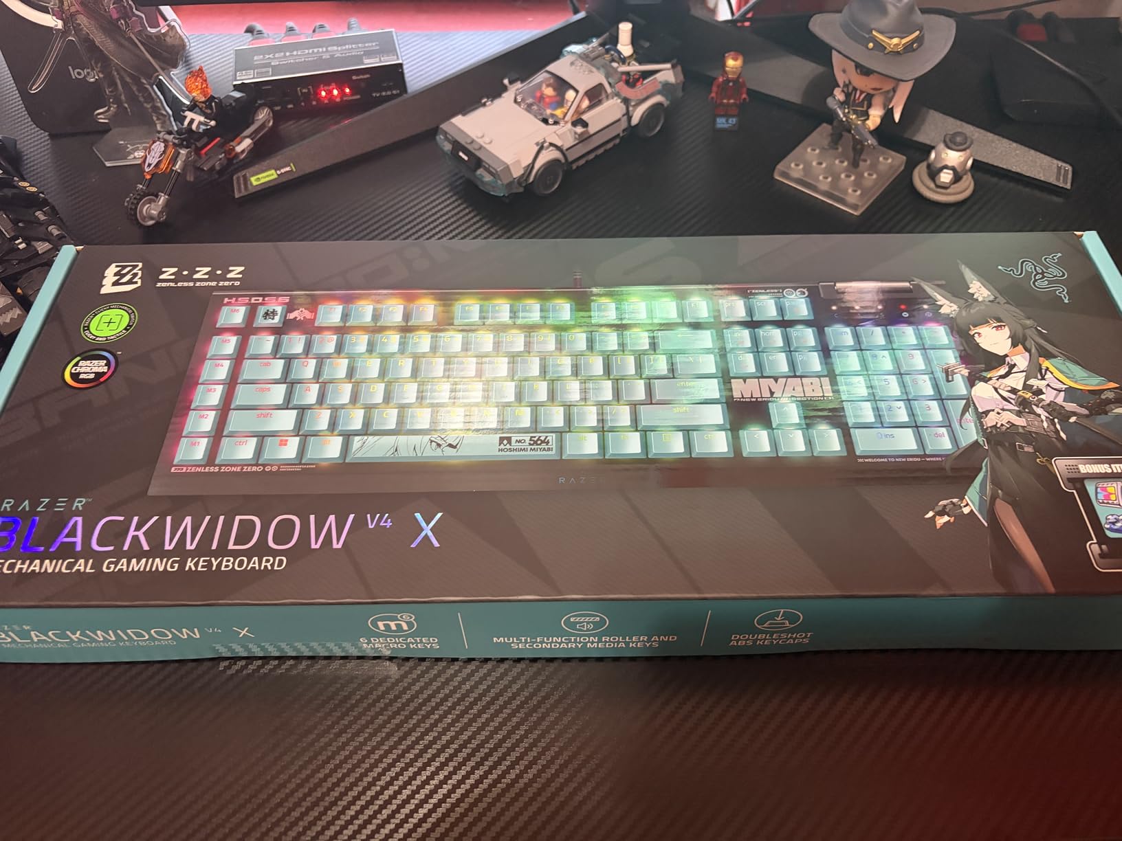 Razer BlackWidow V4 X Mechanical Gaming Keyboard: Yellow Switches Linear & Silent - 6 Macro Keys - Chroma RGB - Doubleshot ABS Keycaps - Roller & Media Keys - Snap Tap customer photo 1