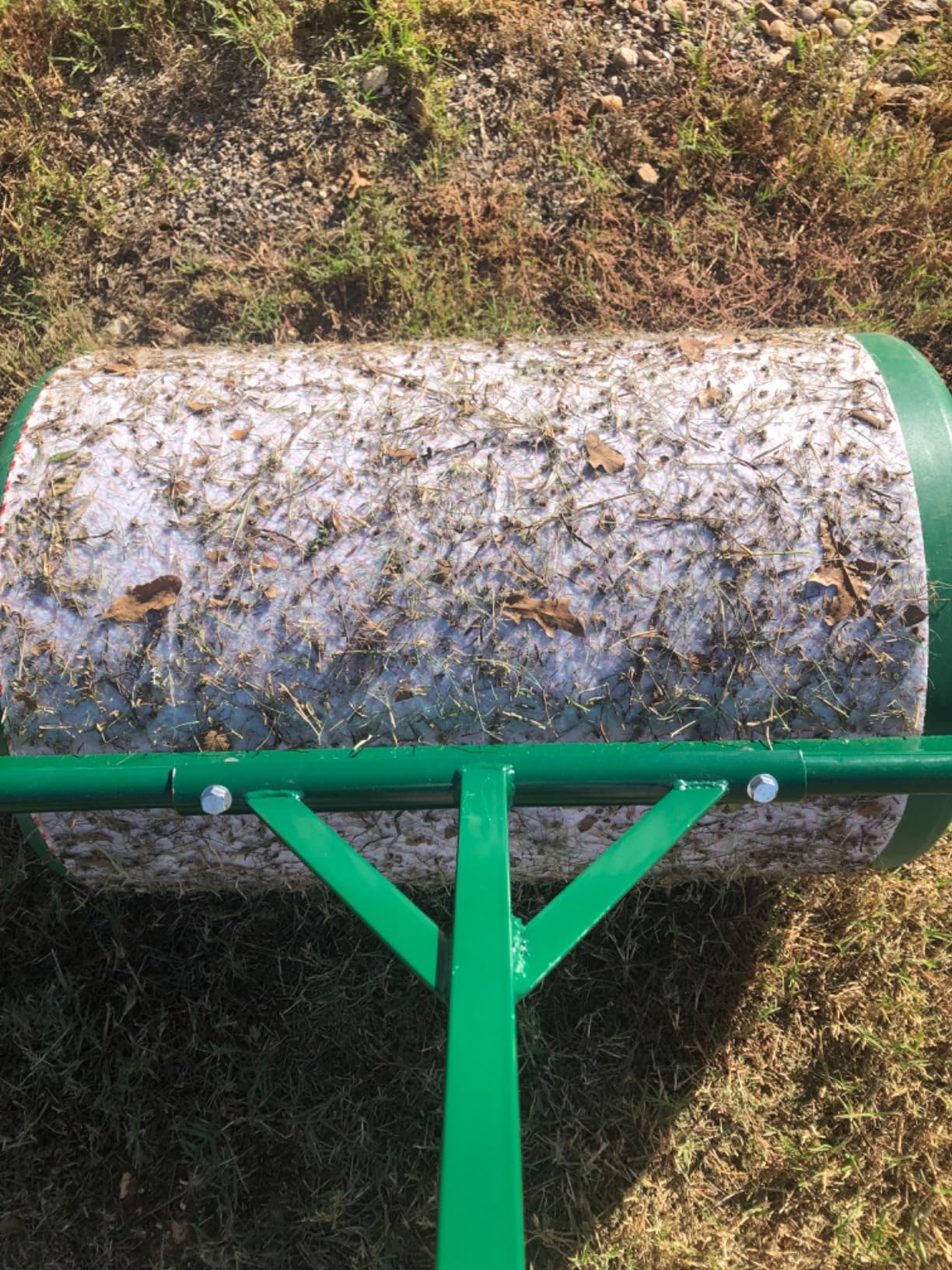 LANDZIE 24 Inch Poly Lawn Roller - 15.8 Gallon Lawn Roller Water Filled Sod Roller and Yard Roller for Pressing in Grass Seed to Improve Germination - Lawn Flattener for Rolls of Sod Lawn Striping Kit customer photo 1