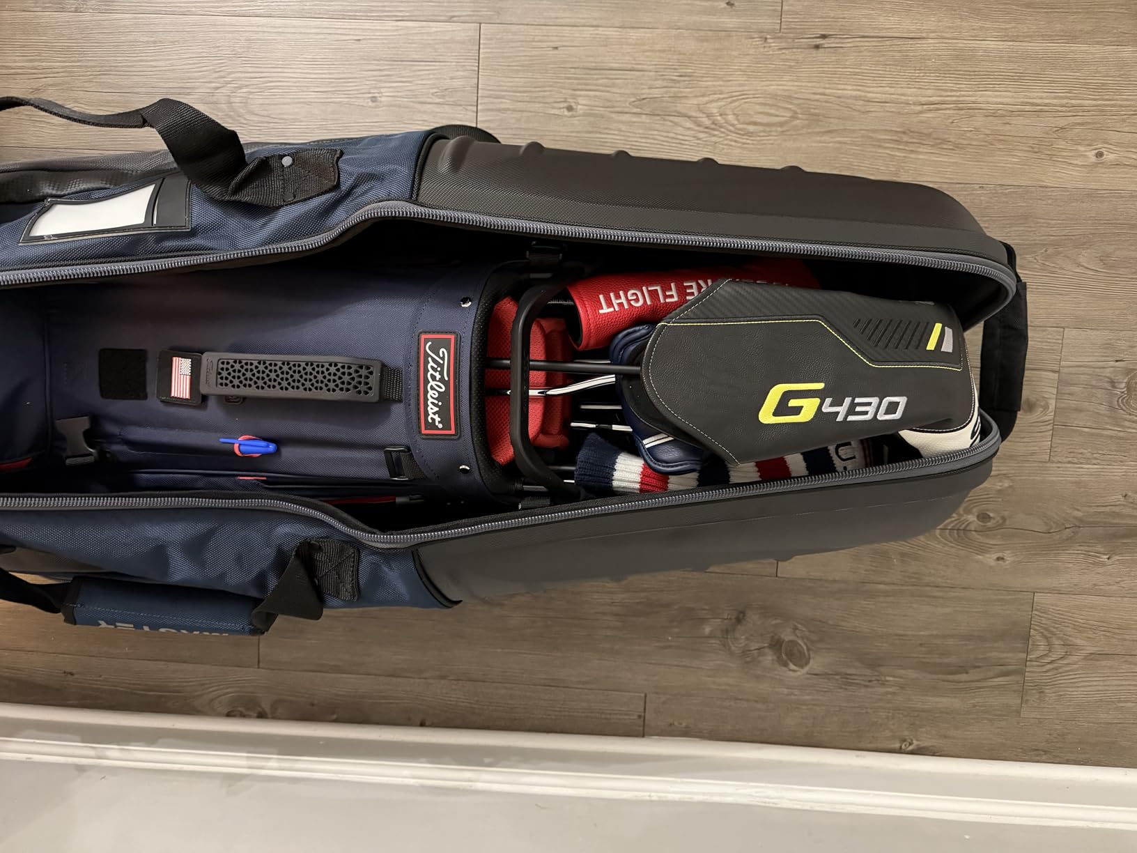 OutdoorMaster Golf Travel Bags for Airlines with Wheels and Hard Case Top, Protect Golf Clubs, Lightweight and Easy to Maneuver, Upgrade Version customer photo 2