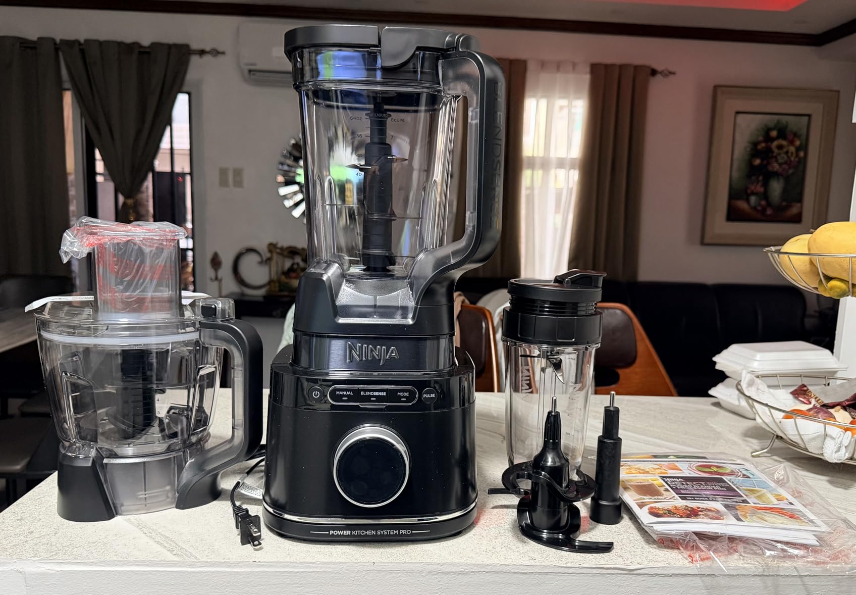 Ninja Kitchen System with BlendSense Technology (TB401) - 1800-Peak-Watt, 8-Cup Bowl & 24-oz To-Go Cup, Food Processor & Blender customer photo 1