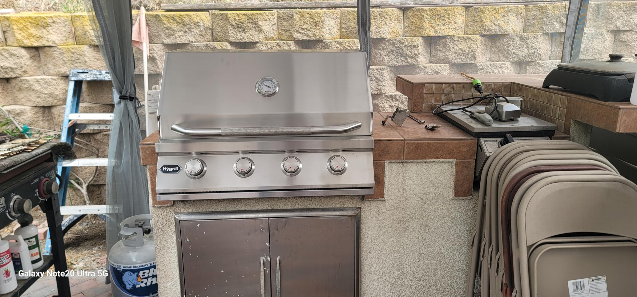Hygrill STD Series 40-Inch Built In Grill, Stainless Steel 5-Burner Grill Head for Outdoor Kitchen, 70,000 BTU, Liquid Propane customer photo 1