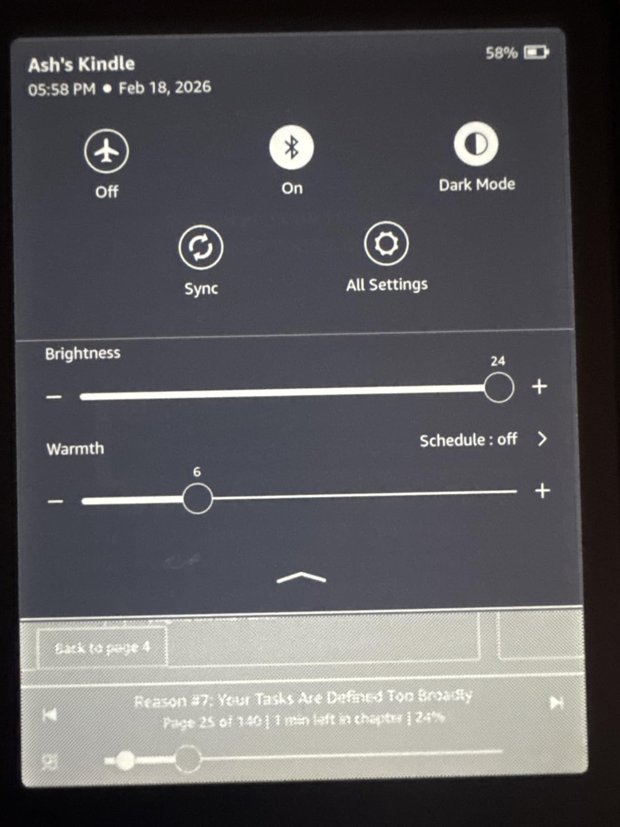 Amazon Kindle Paperwhite Signature Edition 32GB (newest model) - 20% faster with auto-adjusting front light, wireless charging, and weeks of battery life - Metallic Raspberry customer photo 2