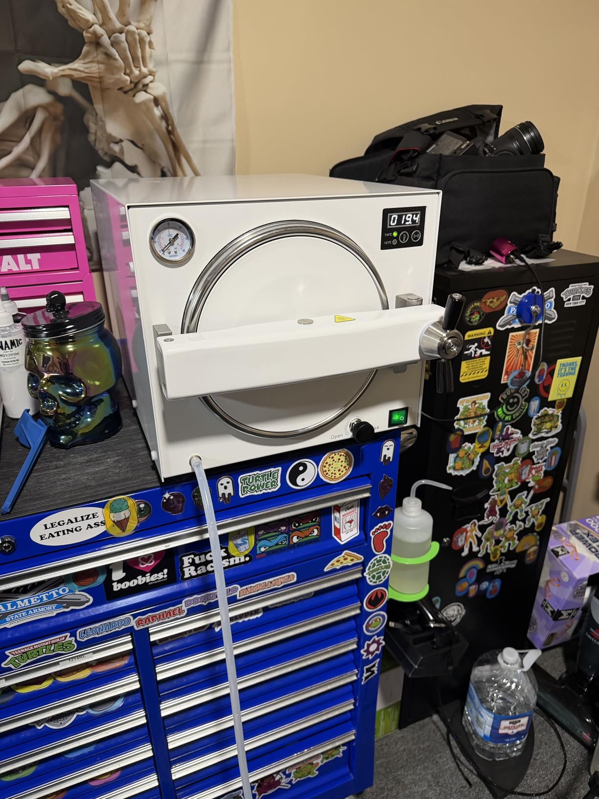 23L Upgraded Automatic Steam Sterilizer with Built-in Drying & Printer, LCD Display, 3 Temperature Settings, Overheat & Overpressure Protection, Pressure Safety Lock, Auto Drain & Exhaust customer photo 1