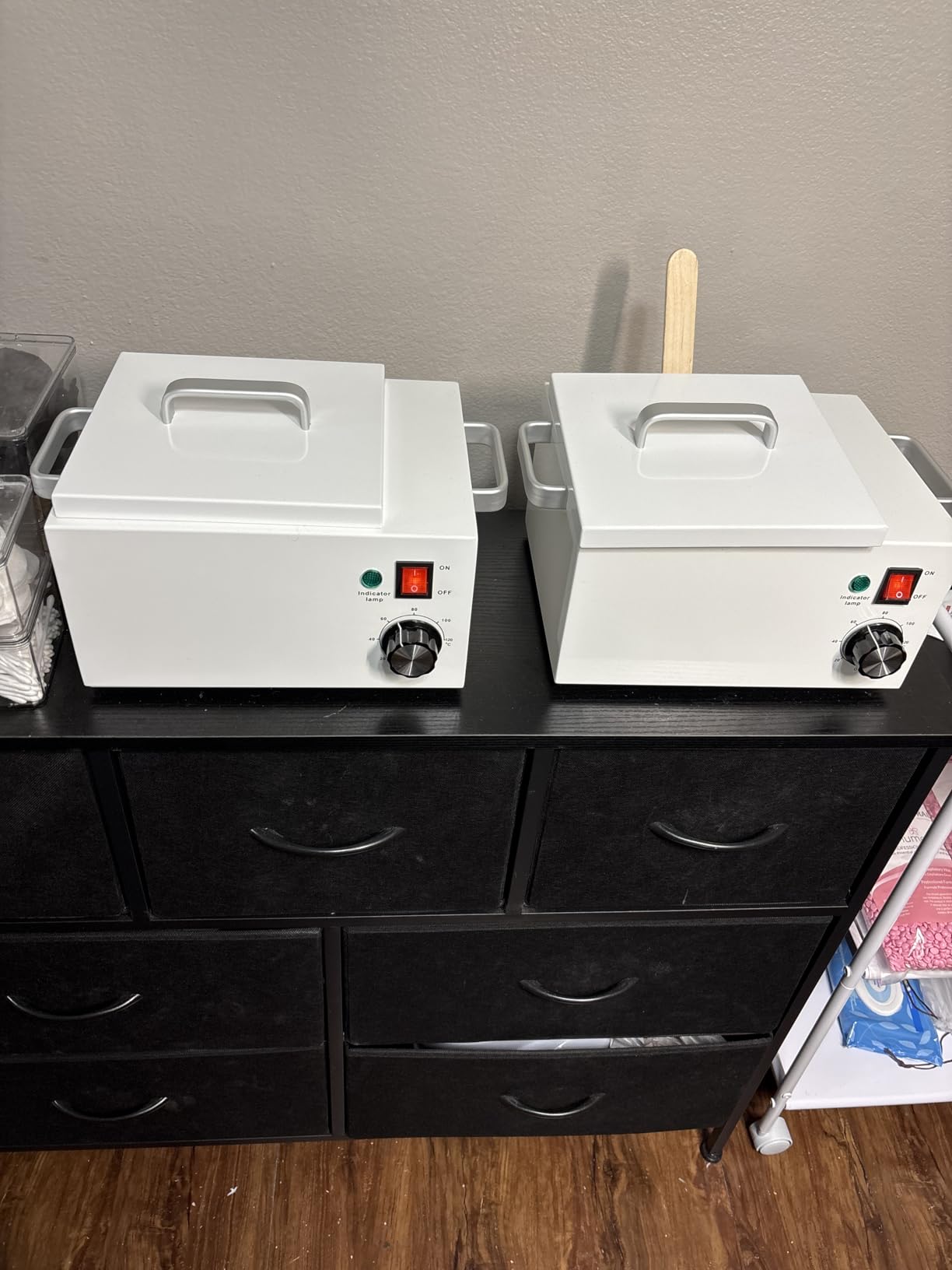 5.5Lbs Professional Wax Warmer for Hair Removal with 0-120C Temperature Control, Large Wax Pot for Salon and Self-use customer photo 2