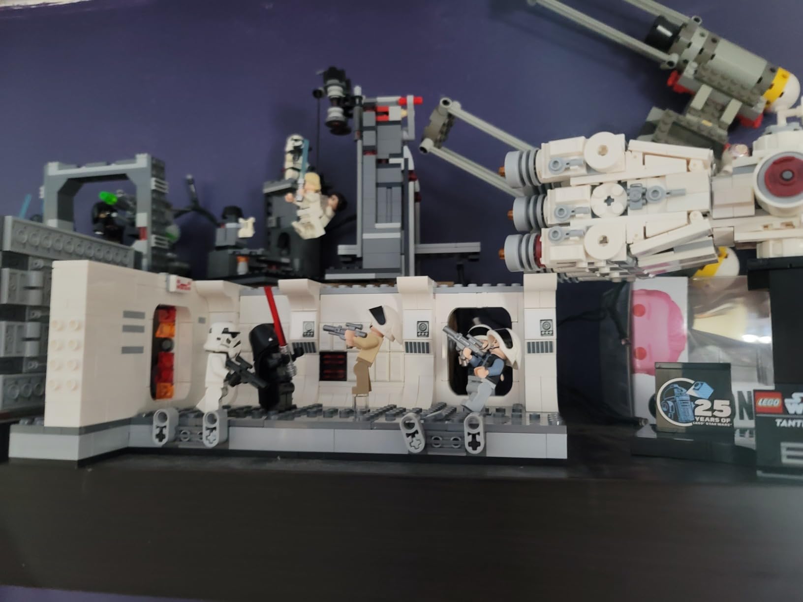 LEGO Star Wars: A New Hope Boarding The Tantive IV Fantasy Toy, Collectible Star Wars Toy with Exclusive 25th Anniversary Minifigure Clone Trooper Fives, Ages 8+, 75387 customer photo 2