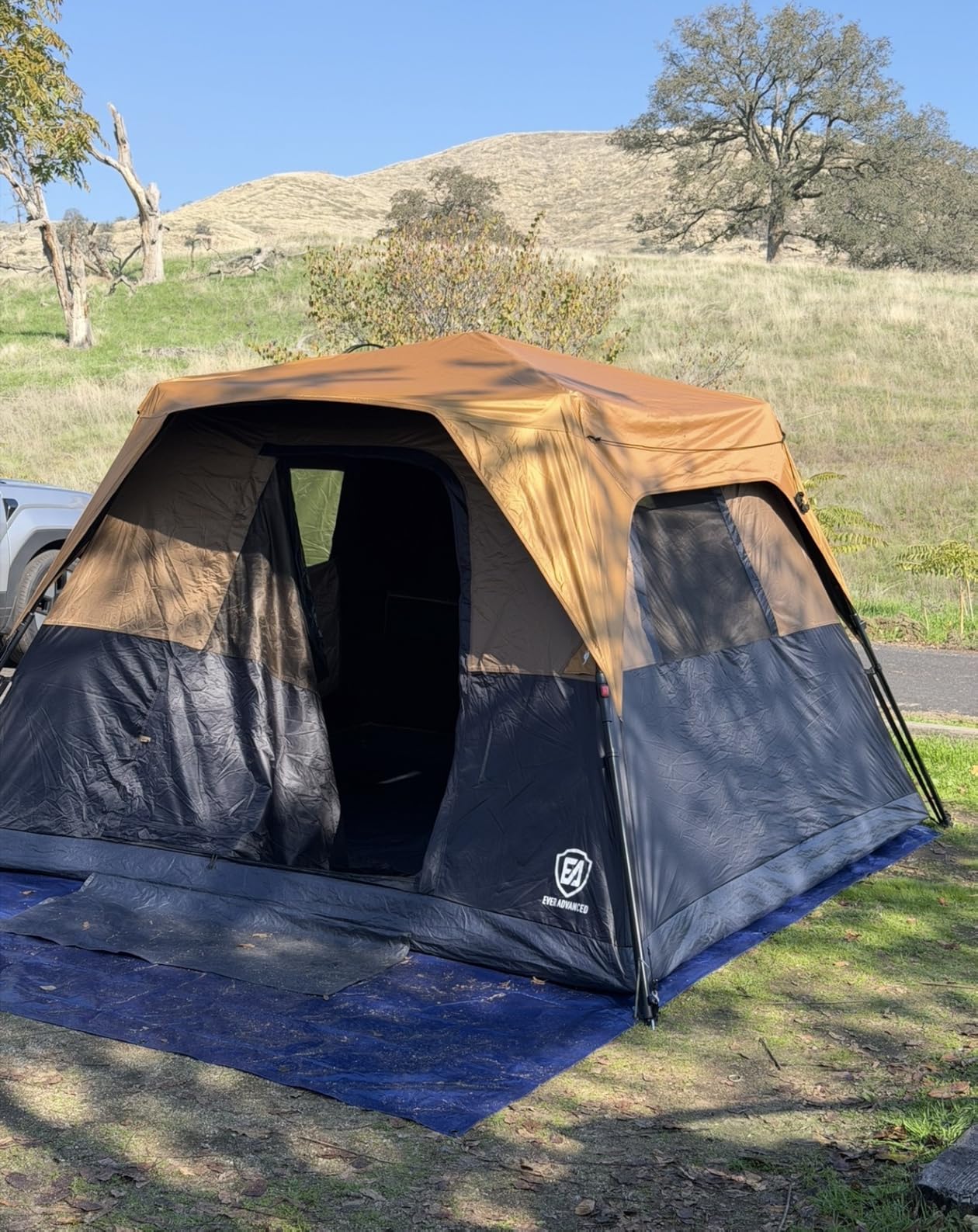 EVER ADVANCED 6 Person Camping Tent, Blackout Design Tent for Camping Instant Cabin Tents for Family with Rainfly, 60s Easy Setup customer photo 2