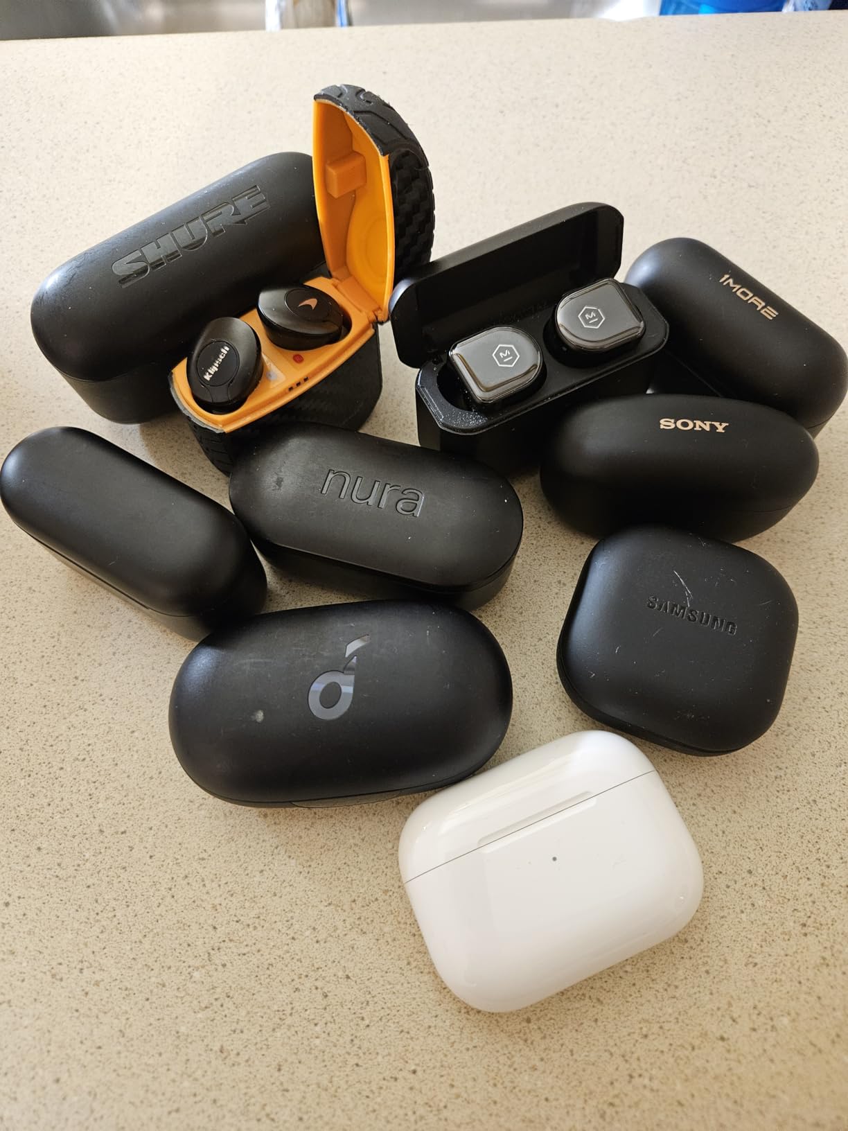 AirPods Pro (2nd Generation) Wireless Ear Buds with USB-C Charging, Up to 2X More Active Noise Cancelling Bluetooth Headphones, Transparency Mode, Adaptive, Personalized Spatial Audio, White customer photo 2