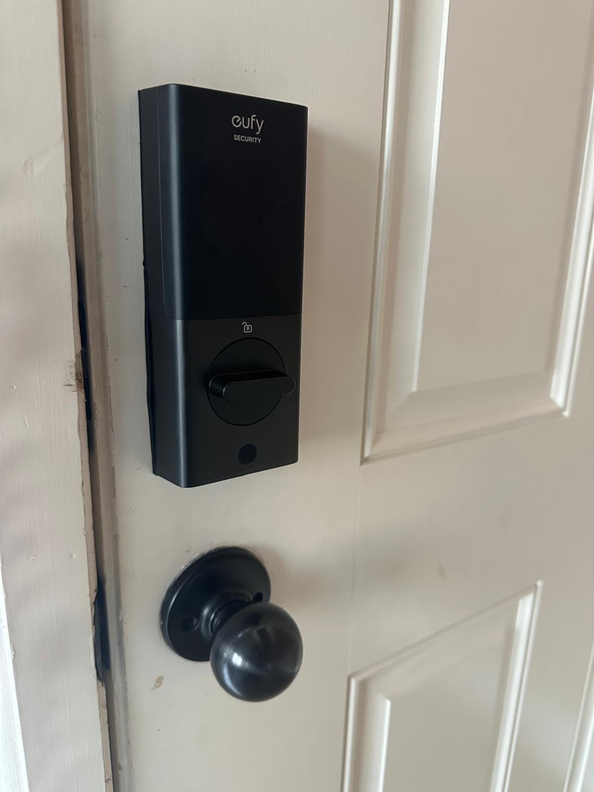 eufy Security Video Smart Lock E330, 3-in-1 Camera+Doorbell+Fingerprint Keyless Entry Door Lock, Smart Built-in Wi-Fi Deadbolt for Front Door, Auto Lock, 8 GB Built-in Storage, Easy Installation customer photo 1