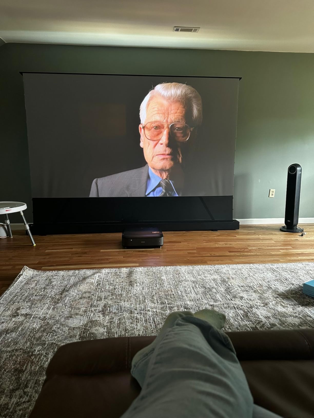 Epson EpiqVision LS650 Ultra Short Throw 3-Chip 3LCD Smart Streaming Laser Projector - 4K PRO-UHD - HDR - 3,600 Lumens - up to 120