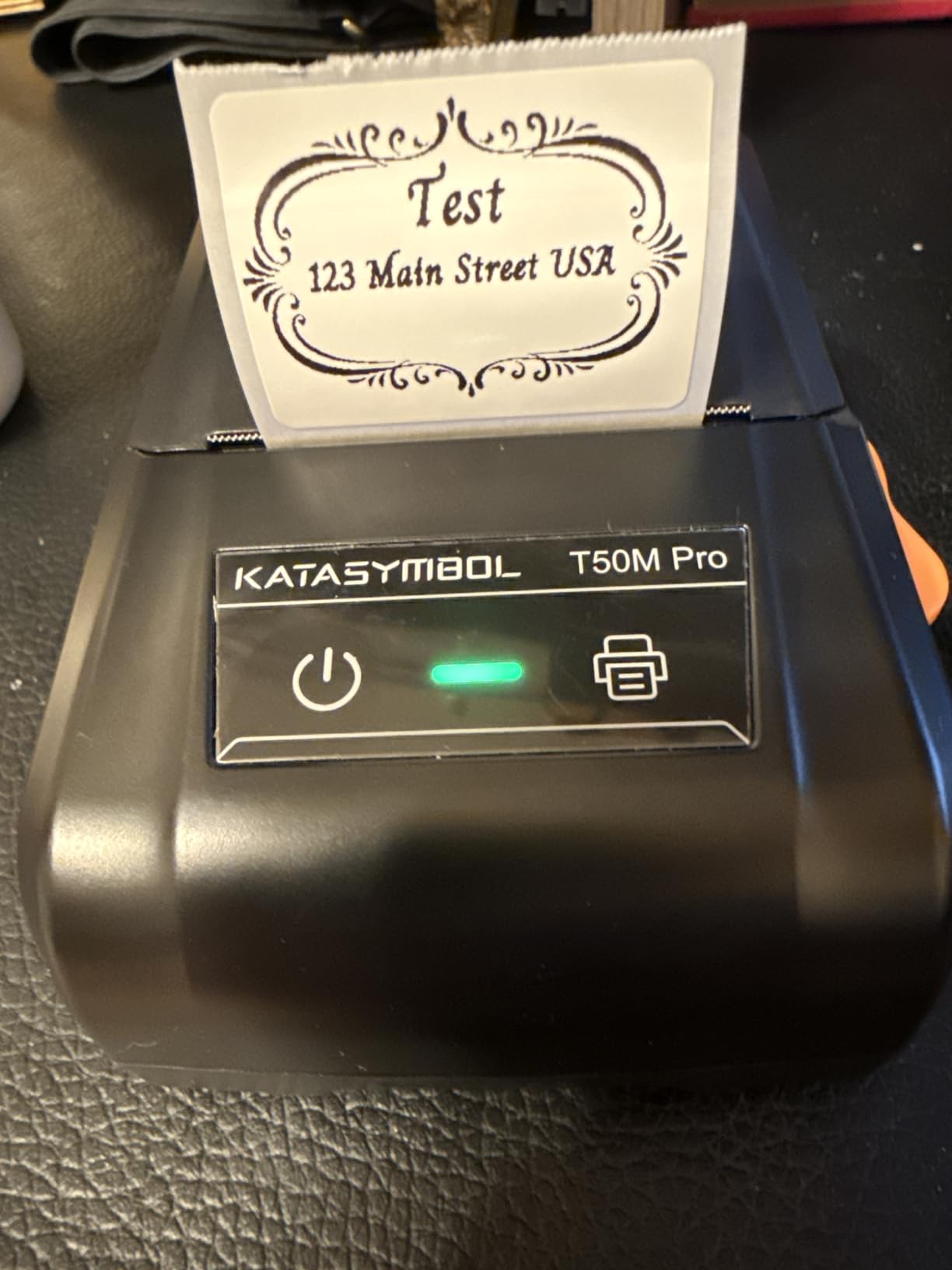 SUPVAN T50M Pro Bluetooth Label Maker Machine with Tape, Wide Waterproof Label, Versatile App with 30+ Fonts and 660+ Icons, Inkless Labeler for Home, Kitchen, School, Office Organization, Black customer photo 2