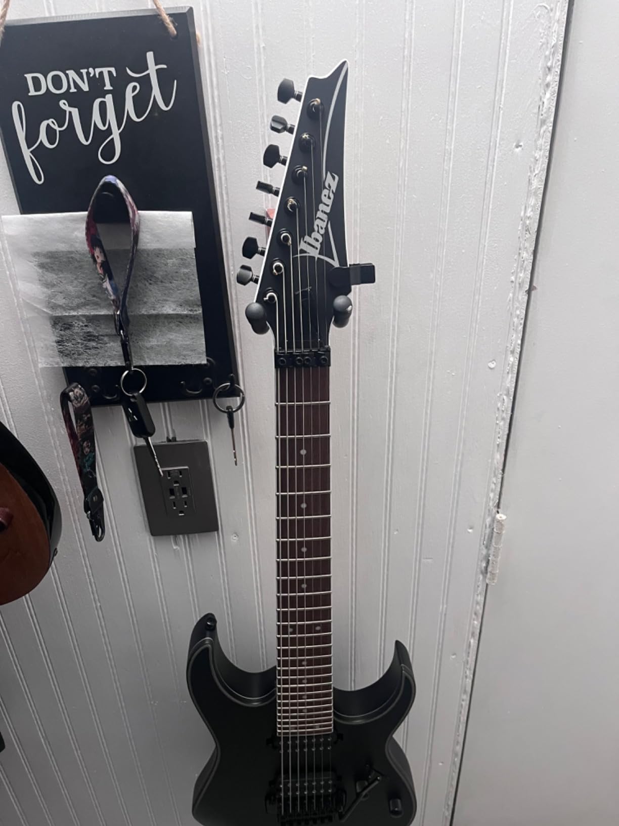Ibanez RG7420EX 7-string Electric Guitar - Black Flat customer photo 2