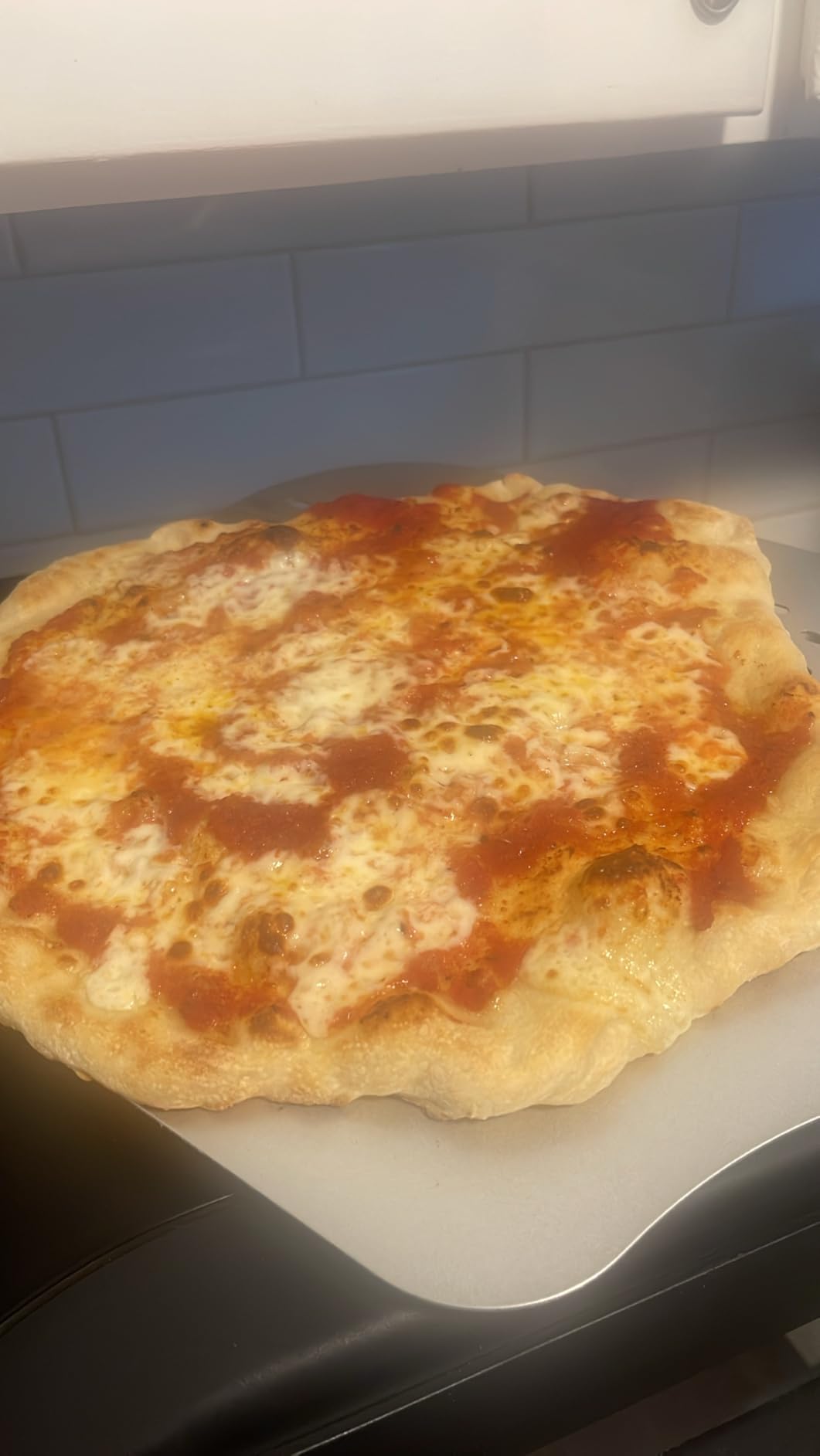CHEFMAN Indoor Pizza Oven - Makes 12 Inch Pizzas in Minutes, Heats up to 800F - Countertop Electric Pizza Maker with 5 Touchscreen Presets, Pizza Stone and Peel Included - Stainless Steel customer photo 2