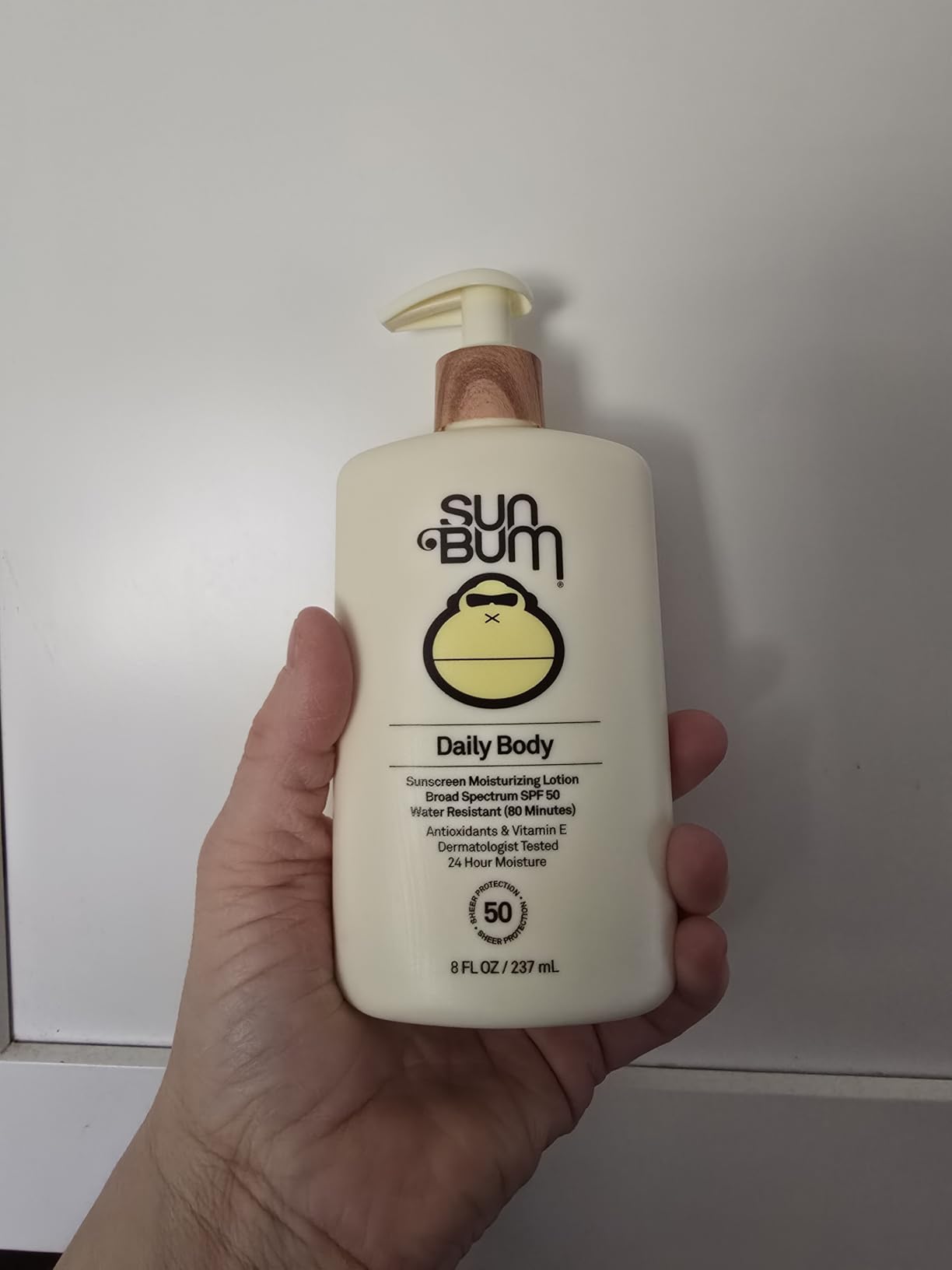 Sun Bum Daily SPF 50 Sunscreen Body Lotion - Broad Spectrum Moisturizing Sunscreen with Vitamin E - Vegan and Hawaii 104 Act Compliant (Without Octinoxate & Oxybenzone) - Dermatologist Tested - 8 oz customer photo 1
