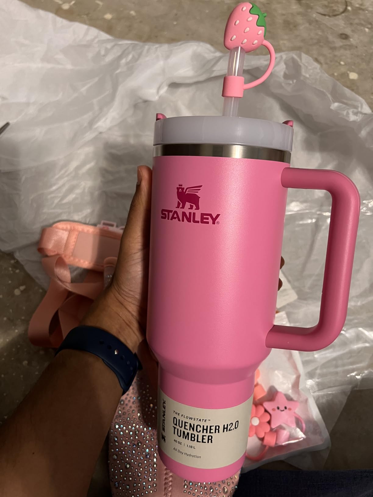 STANLEY Quencher H2.0 Tumbler with Handle and Straw 30 oz | Flowstate 3-Position Lid | Cup Holder Compatible customer photo 2