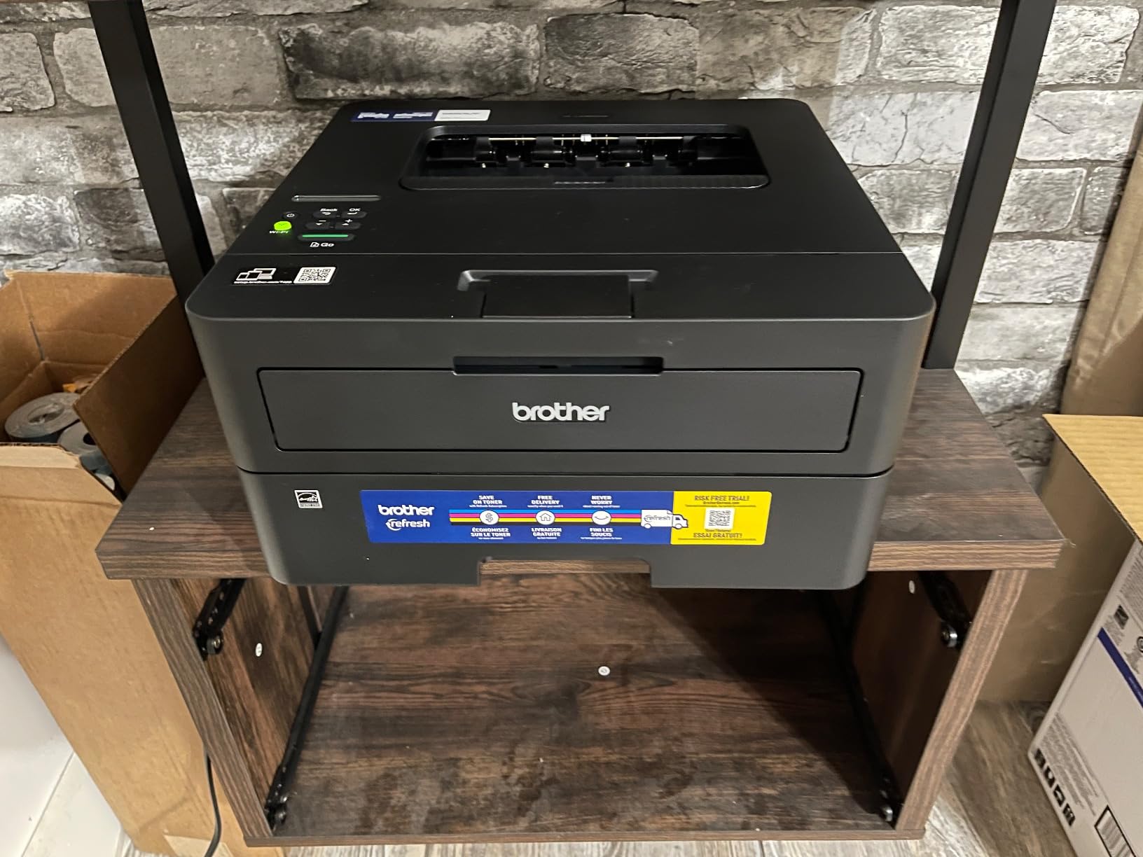 Brother HL-L2460DW Wireless Compact Monochrome Laser Printer with Duplex, Mobile Printing customer photo 2