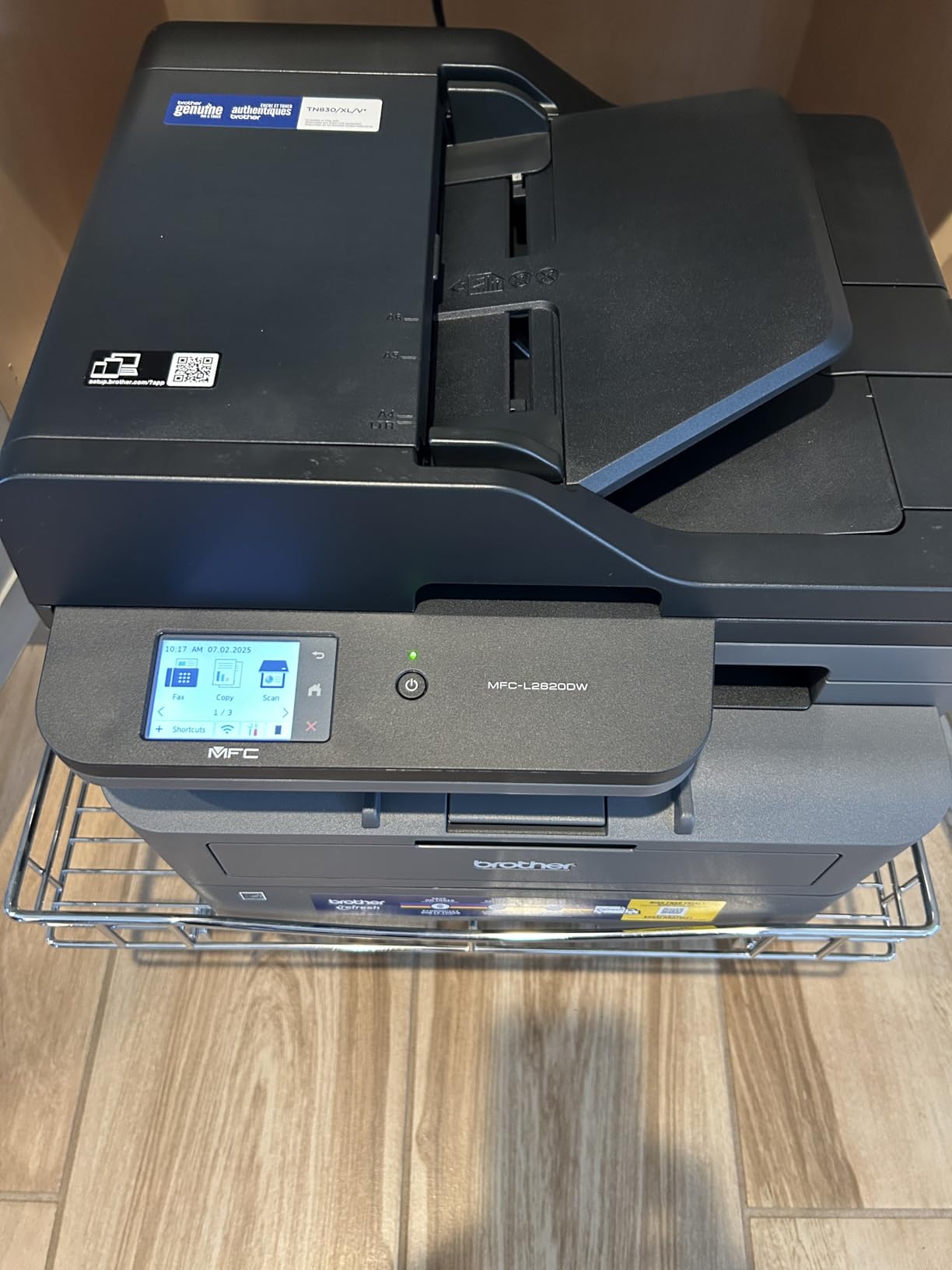 Brother MFC-L2820DW Wireless Compact Monochrome All-in-One Laser Printer with Copy, Scan and Fax, Duplex, Black & White customer photo 1