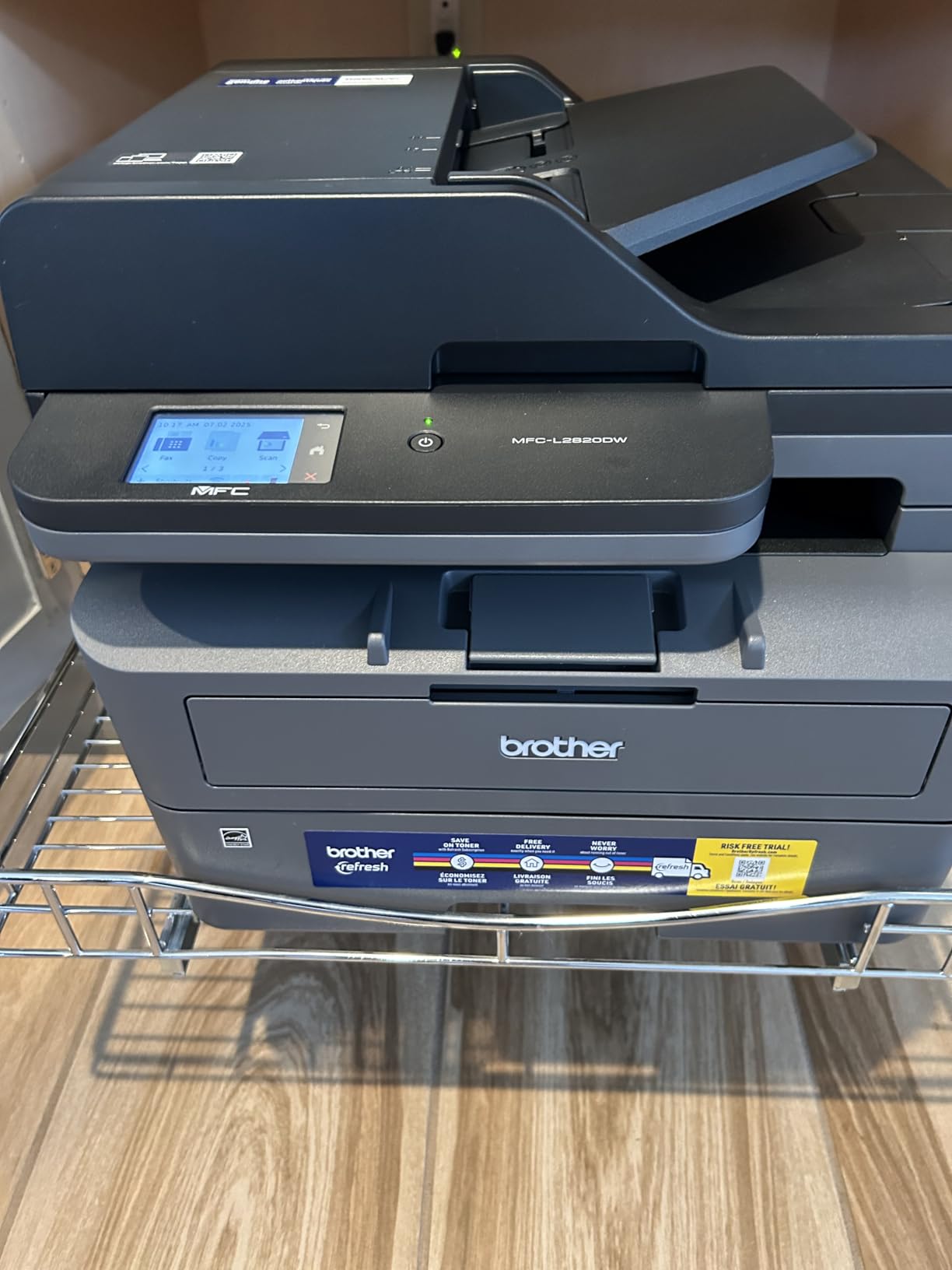 Brother MFC-L2820DW Wireless Compact Monochrome All-in-One Laser Printer with Copy, Scan and Fax, Duplex, Black & White customer photo 2