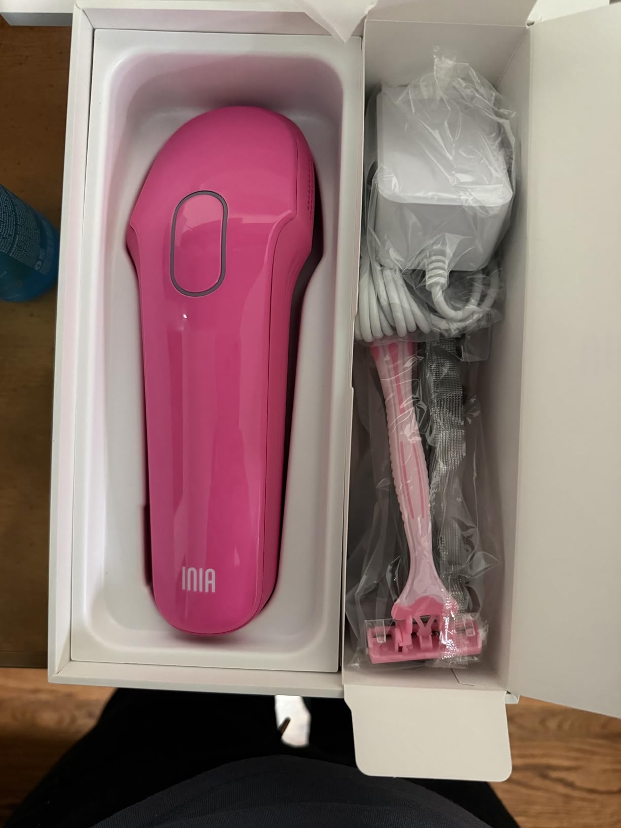 INIA HAUTE Pro Laser Hair Removal with Ice-Cooling Care for Women and Men | Painless at-Home, IPL Hair Remover for Coarse Hair, in Bikini All Body Areas, Latest Generation for Effective Results customer photo 2