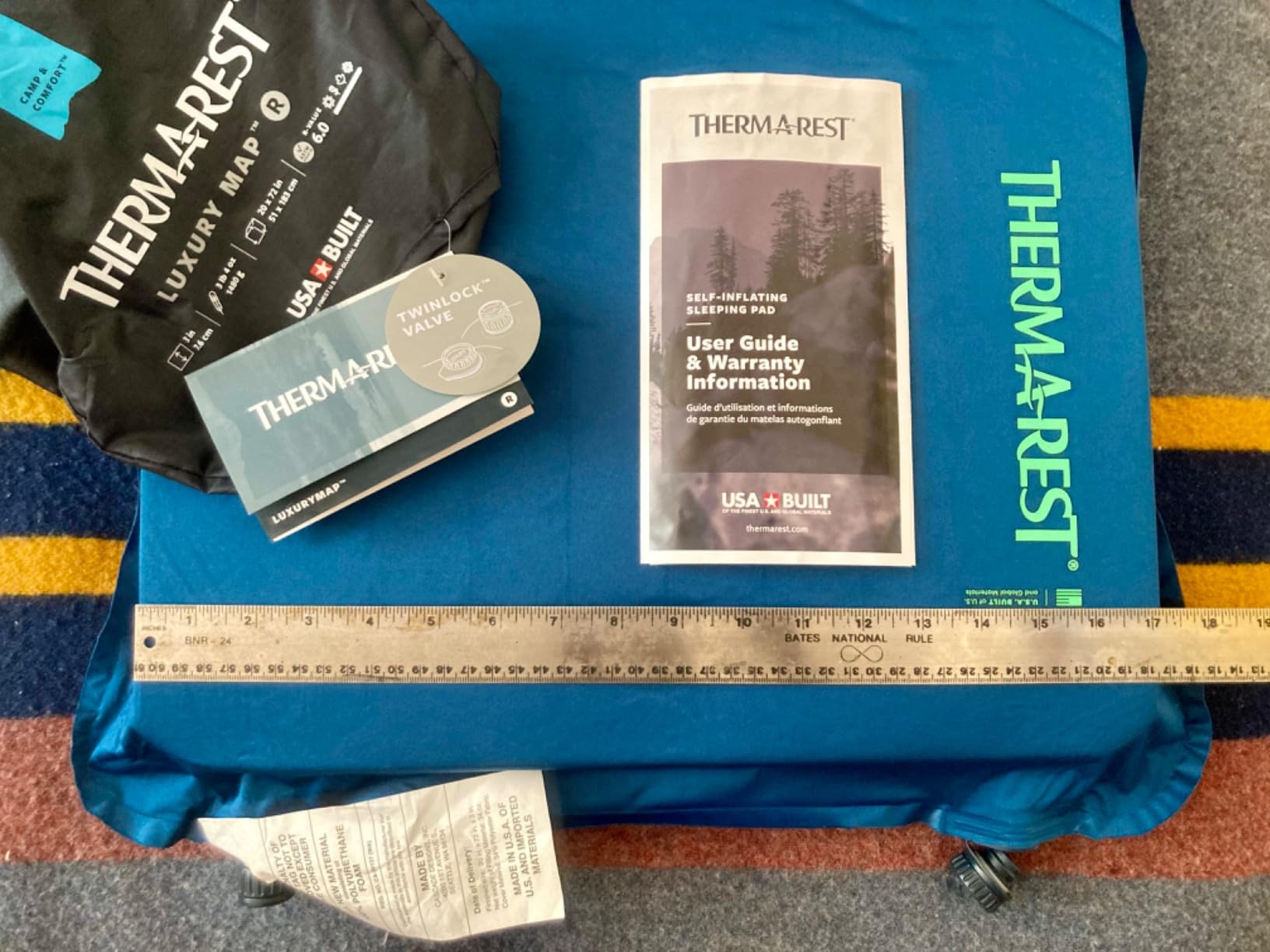 Therm-a-Rest LuxuryMap Self-Inflating Foam Camping Sleeping Pad, X-Large - 30 x 77 Inches customer photo 1