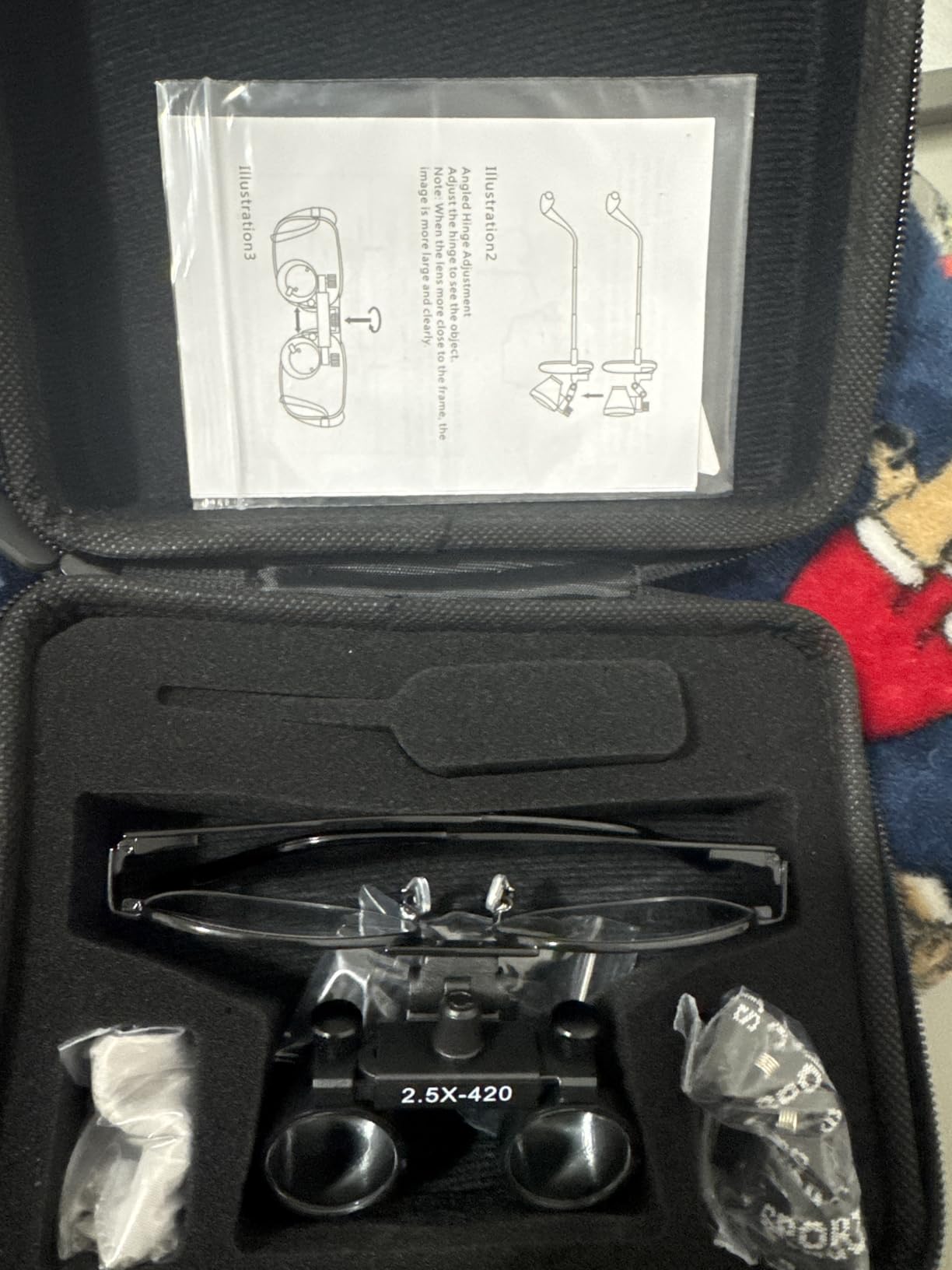 2.5X 3.5X Binocular Dental Loupes Surgical Magnifier Dentist Loupe Metal Eyeglasses Depth View (3.5x-420) customer photo 1