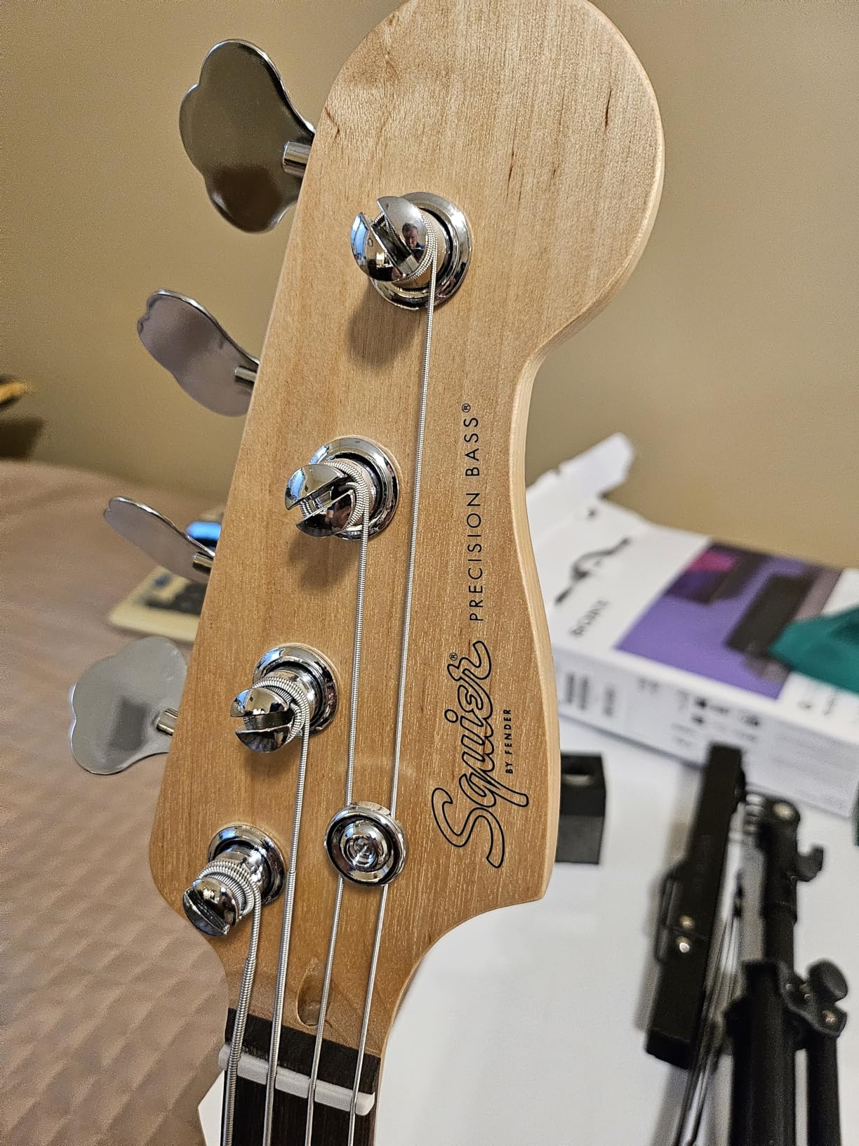 Fender Squier Debut Series Precision Bass Guitar, Beginner Guitar, with 2-Year Warranty, Includes Free Lessons, 2-Color Sunburst with Matte Finish customer photo 1