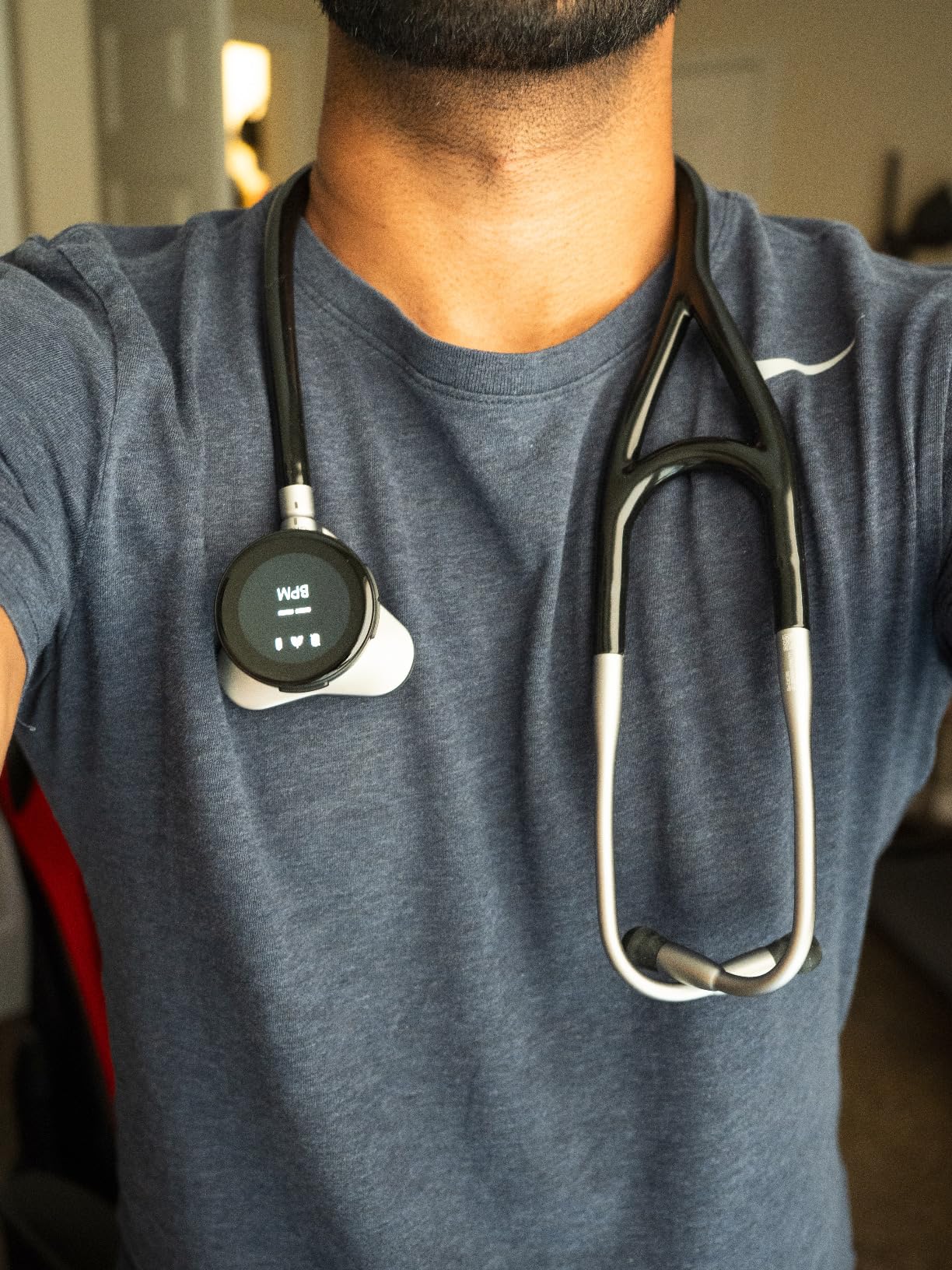 CORE 500 Digital Stethoscope - 40x Amplification, Active Noise Cancellation, 3-Lead ECG, FDA-Cleared AI with Eko+, Full-Color Display, Reimbursement Eligible - Silver, COR503-SLV customer photo 2