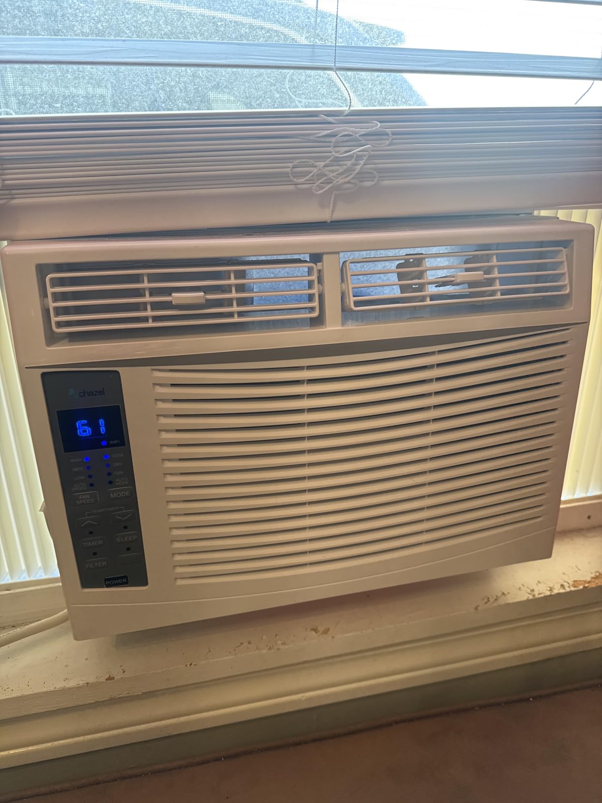 ACHAZEL 6000 BTU Window Air Conditioner with WiFi, Smart Window AC Unit with Remote, Energy Saving, Easy Install Kit, Cools up to 250 Square Feet customer photo 1