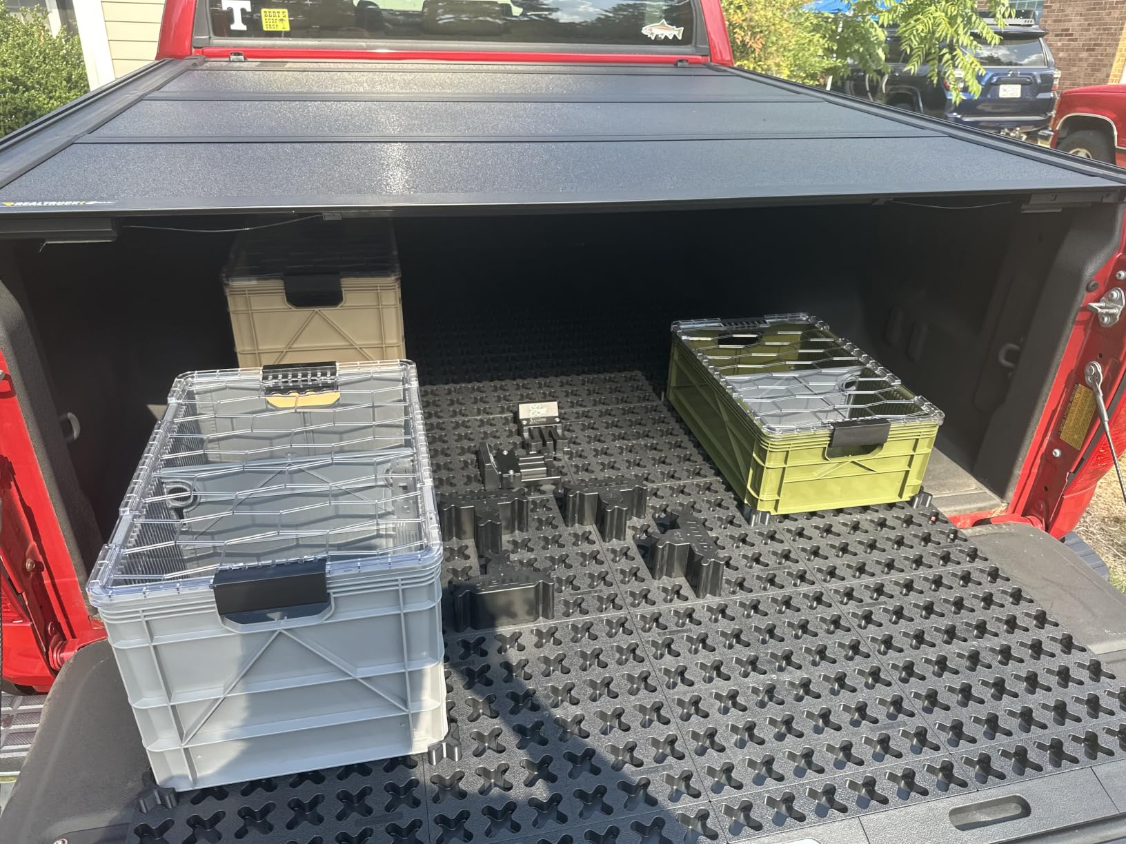 Tmat Truck Bed Organizer Storage System Slide Out Mat (Universal Fit for Short Beds 5'6