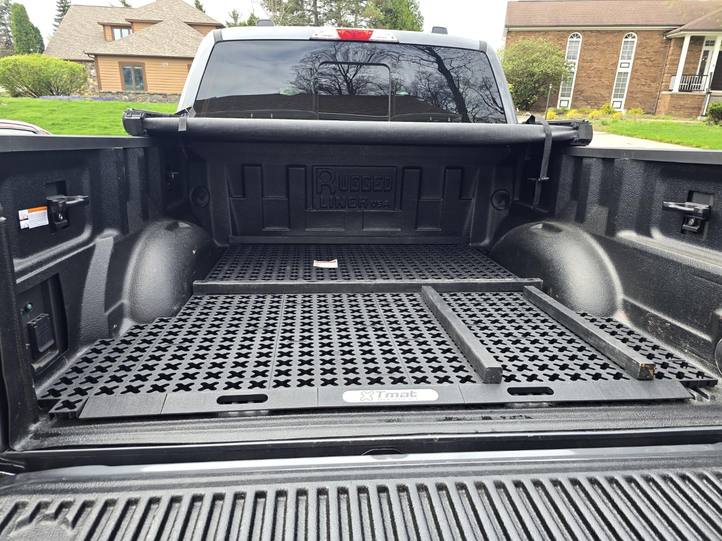 Tmat Truck Bed Organizer Storage System Slide Out Mat (Universal Fit for Short Beds 5'6