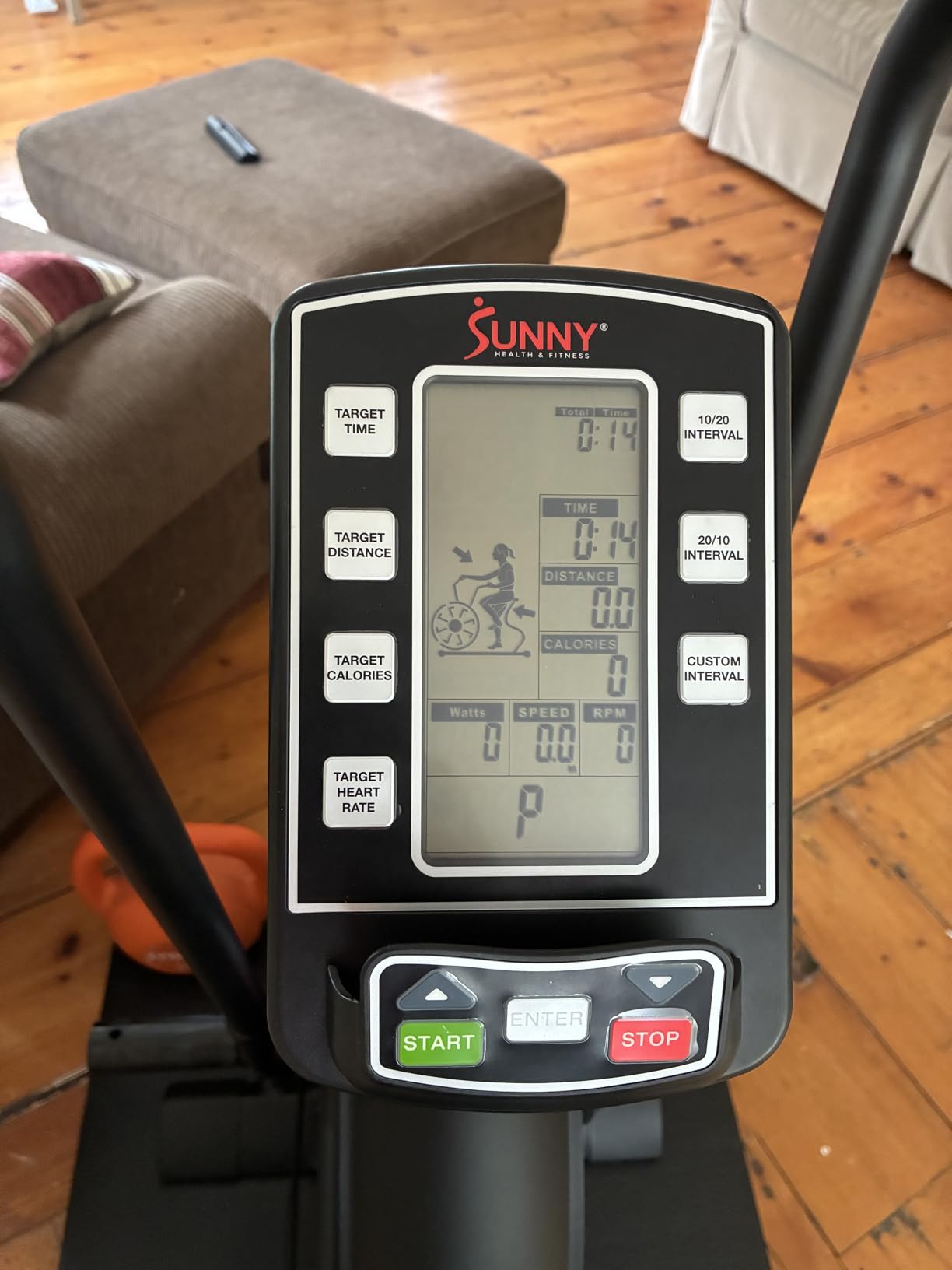 Sunny Health & Fitness Smart Fan Bike for Home Gym, Full Body HIIT & Interval Cardio Training with Air Resistance, Customizable Performance Monitor & Free SunnyFit App Connectivity - SF-B223018 customer photo 1