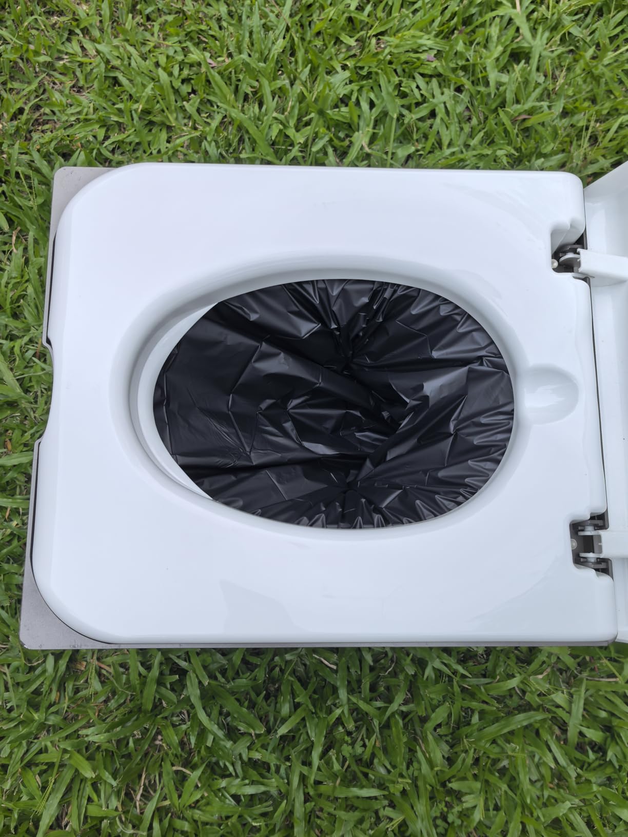 Dry Flush Toilet - Waterless, Odorless, Self-Contained | Rechargeable Portable Toilet for RVs, Van, Boat, Tiny House, Off-Grid customer photo 2